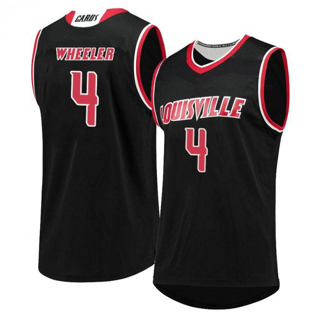 Roosevelt Wheeler Louisville Cardinals 4 Jersey