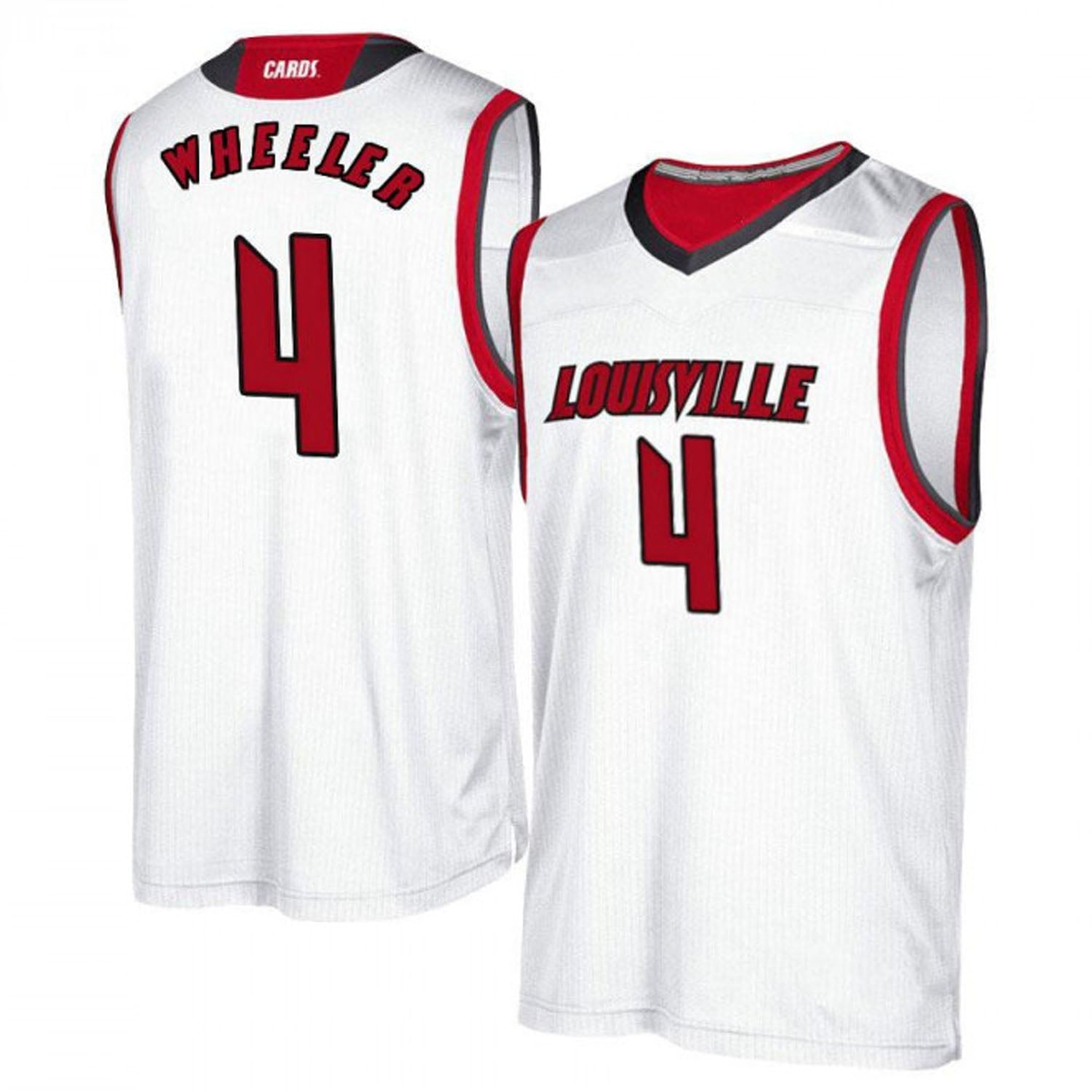 Roosevelt Wheeler Louisville Cardinals 4 Jersey
