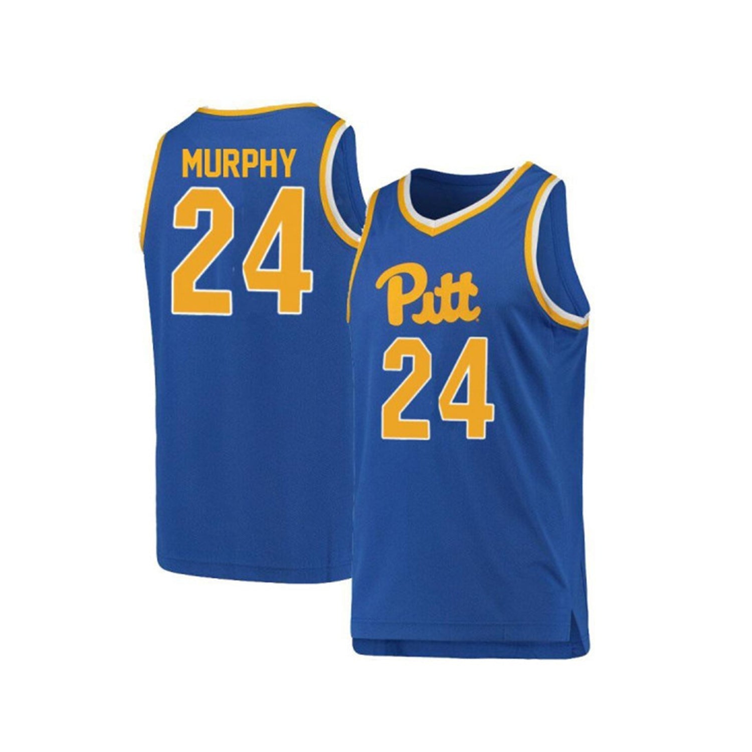 Ryan Murphy White Pittsburgh Panthers 24 Jersey