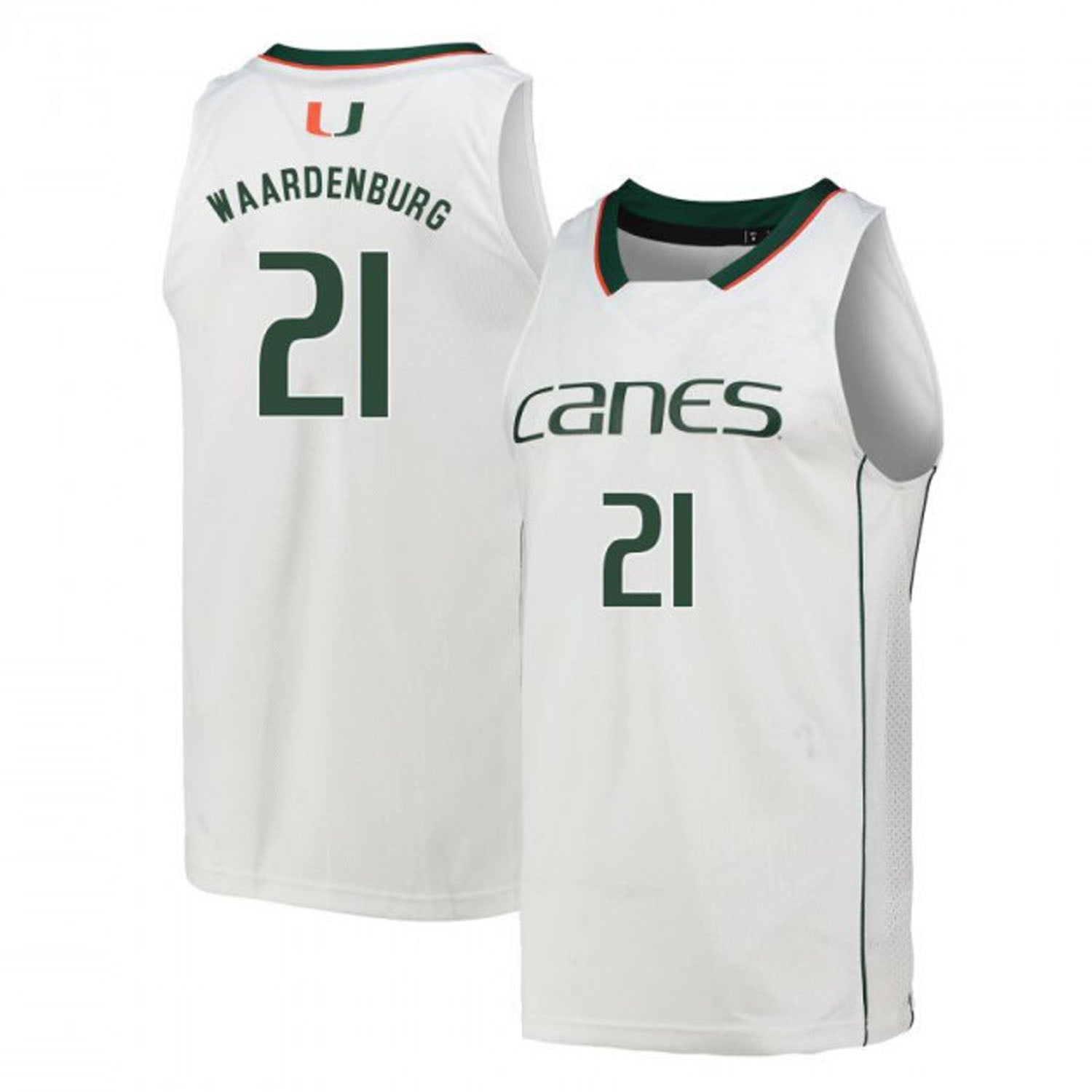 Sam Waardenburg Miami Hurricanes 21 Jersey