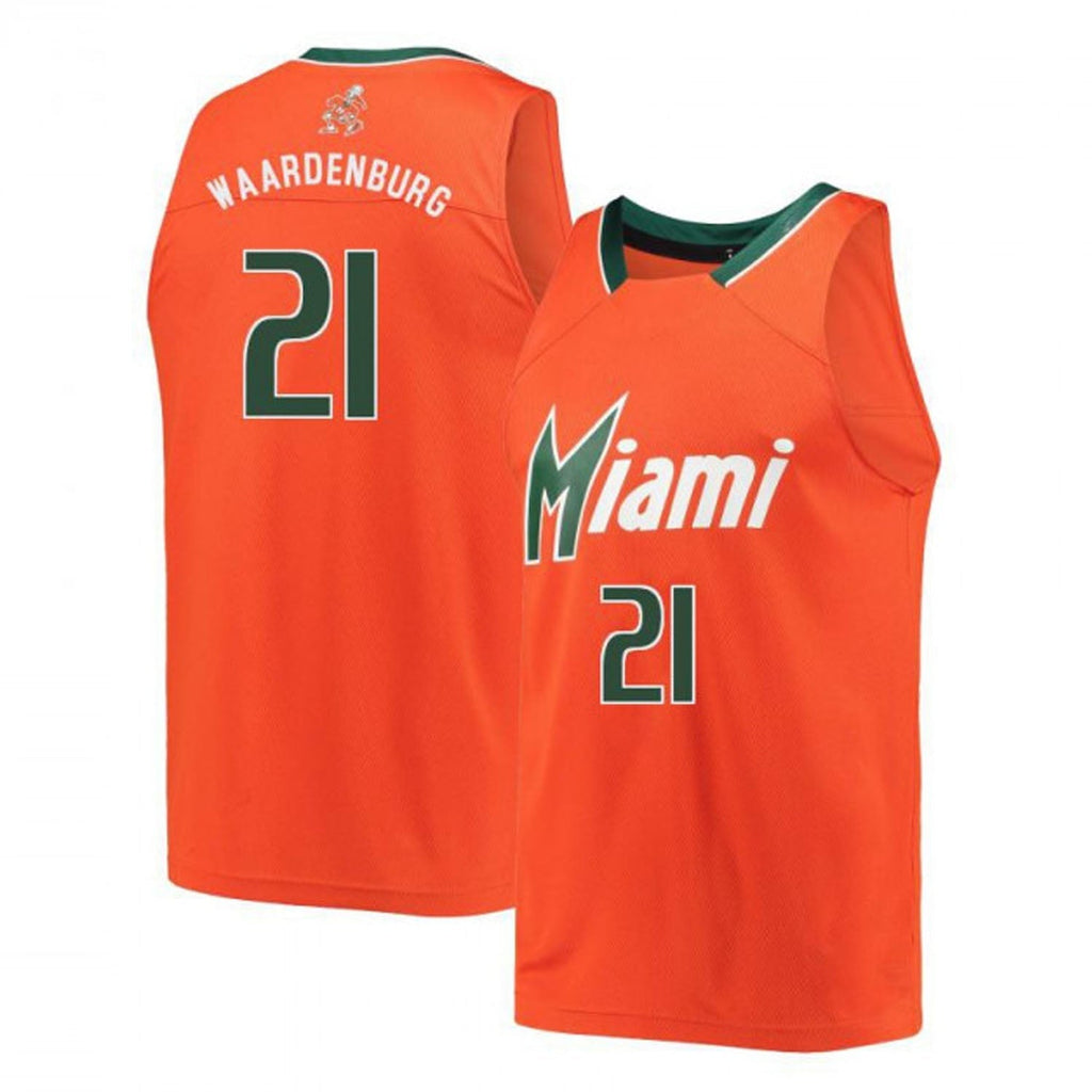 Sam Waardenburg Miami Hurricanes 21 Jersey