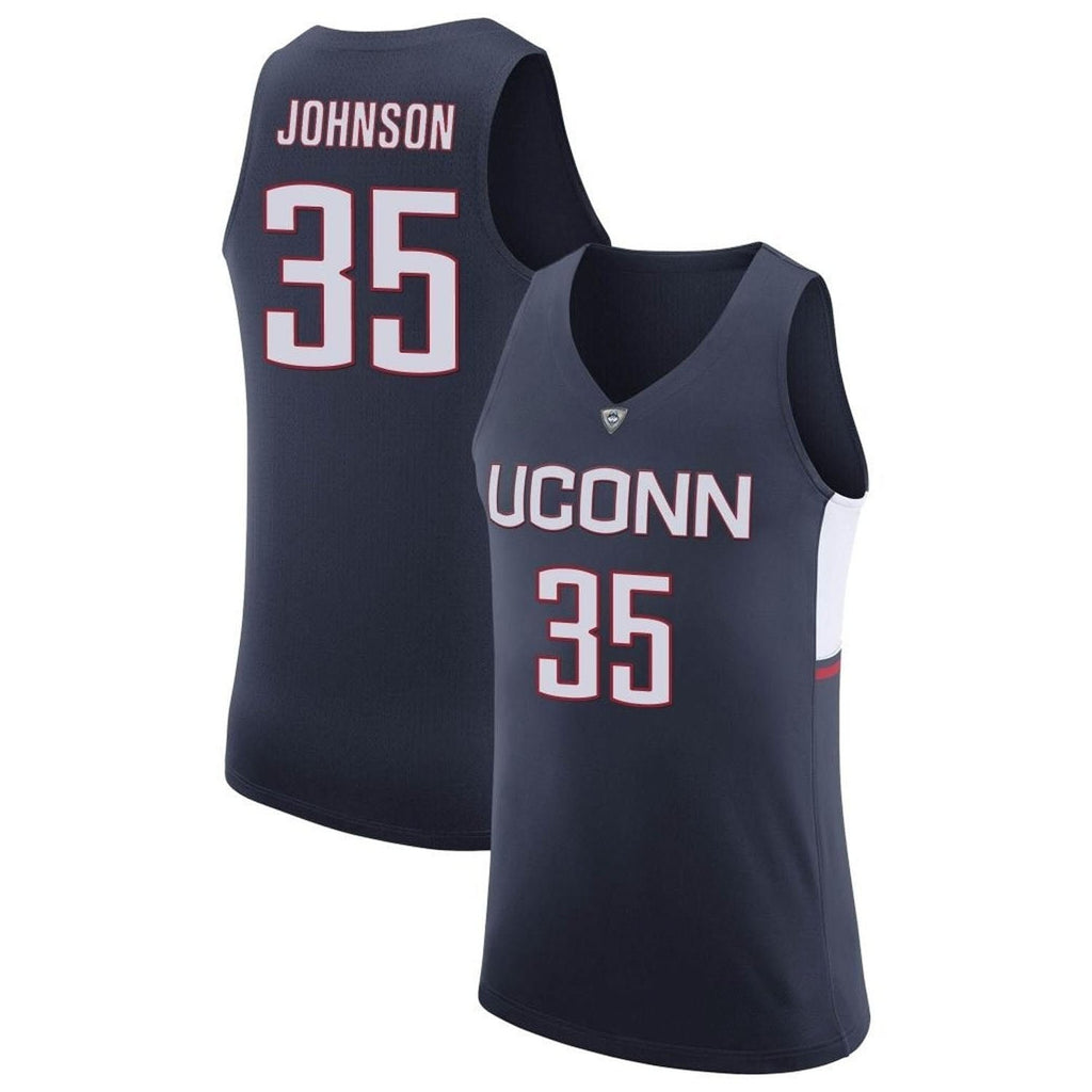 Samson Johnson UCONN Huskies 35 Jersey