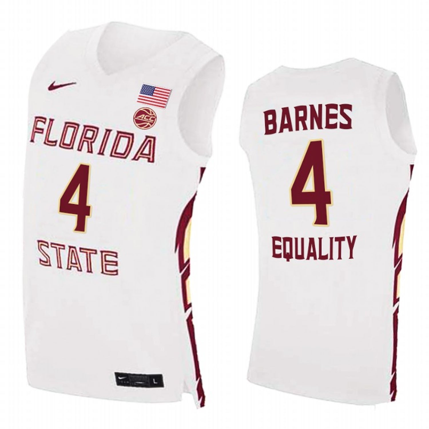 Scottie Barnes Florida State Seminoles 4 Jersey