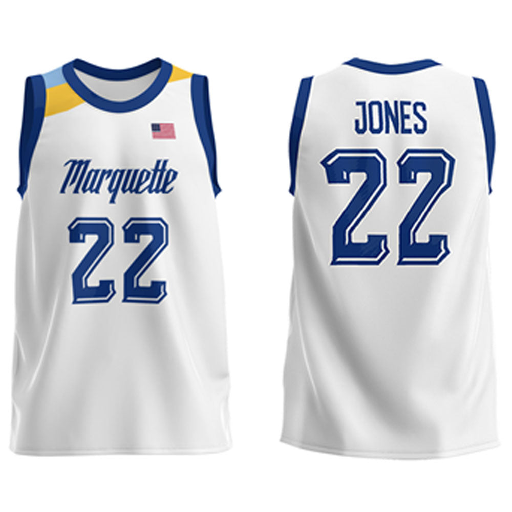 Sean Jones Marquette Golden Eagles 22 Jersey