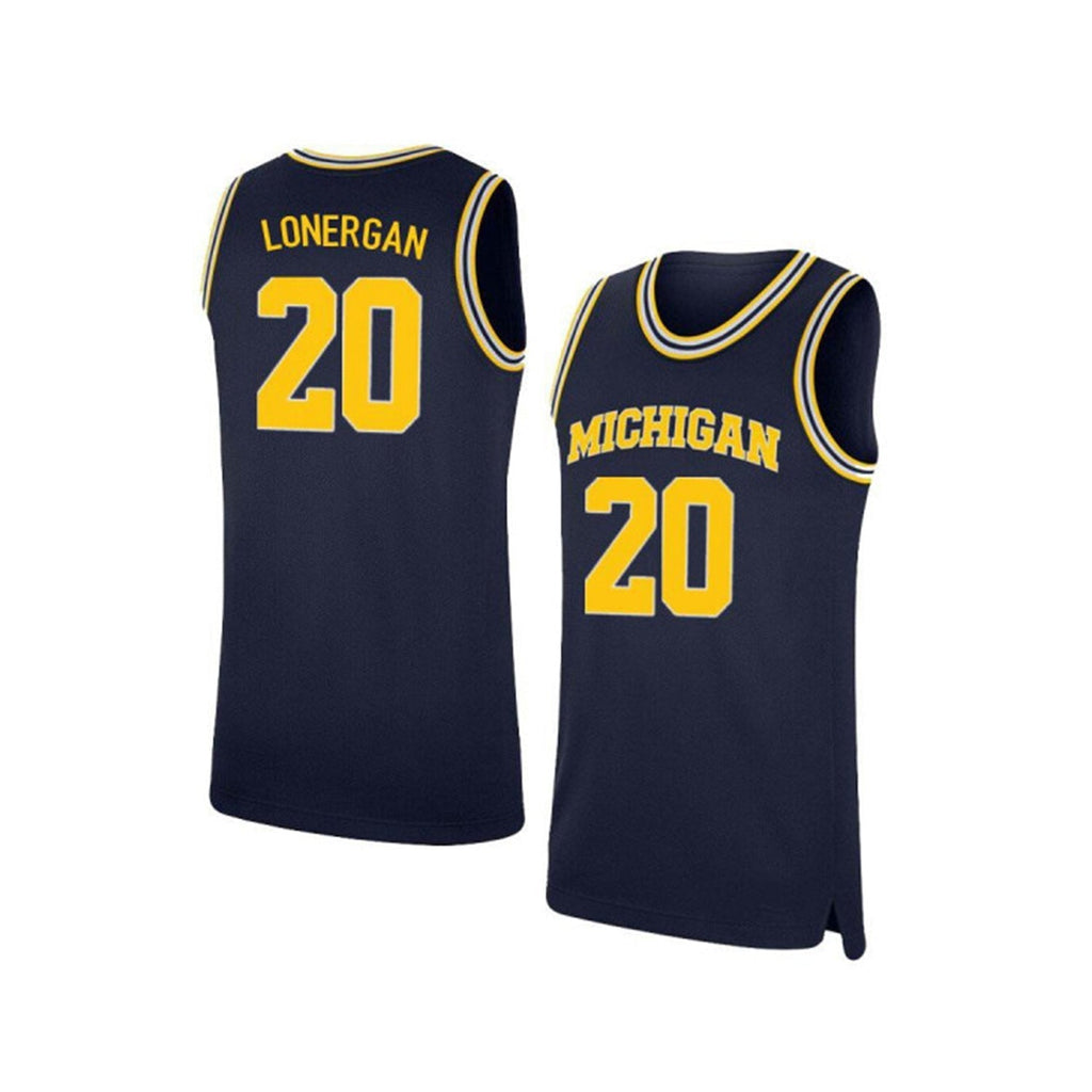 Sean Lonergan Michigan Wolverines 20 Jersey