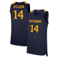 Seth Wilson West Virginia Mountaineers 14 Jersey