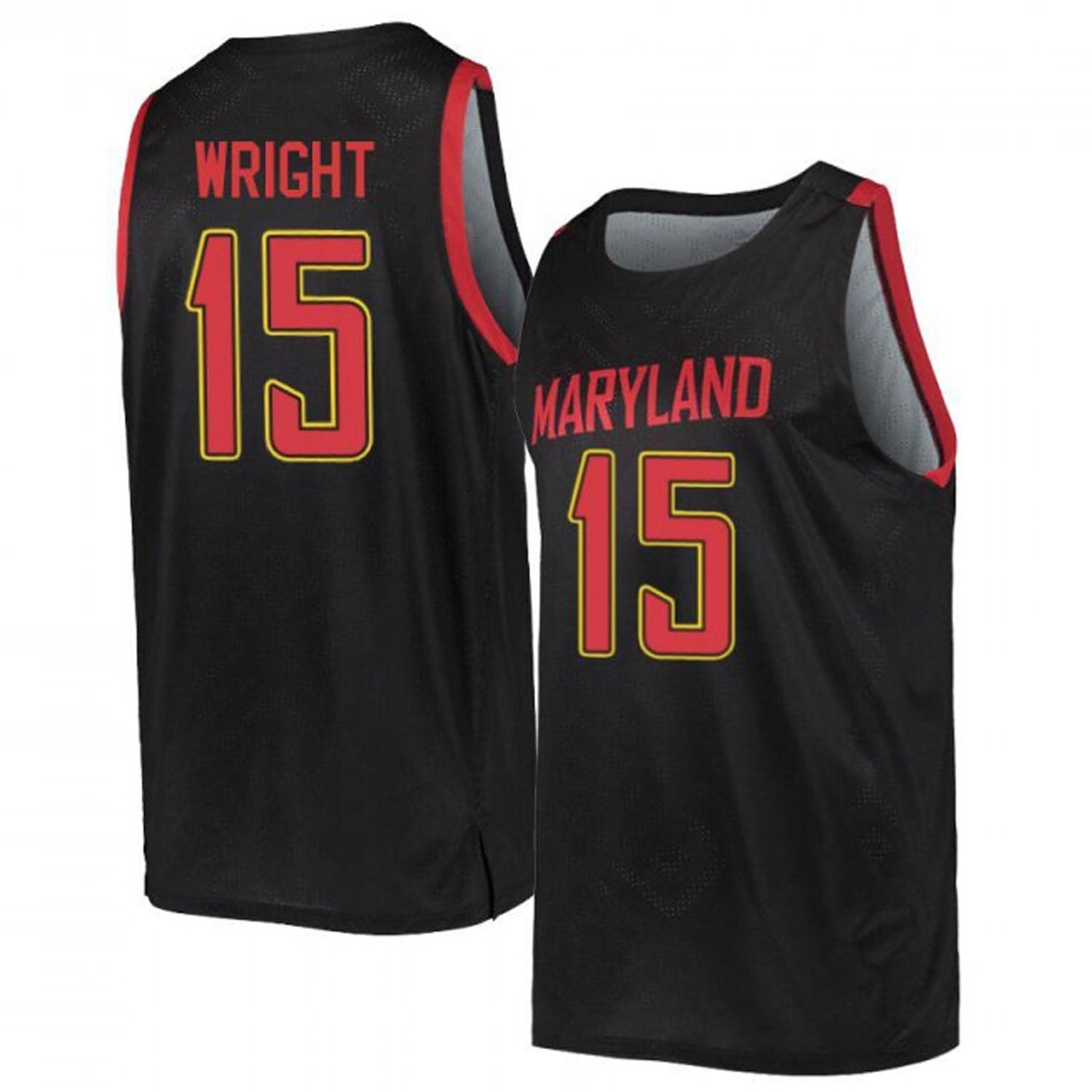 Simon Wright Maryland Terrapins 15 Jersey