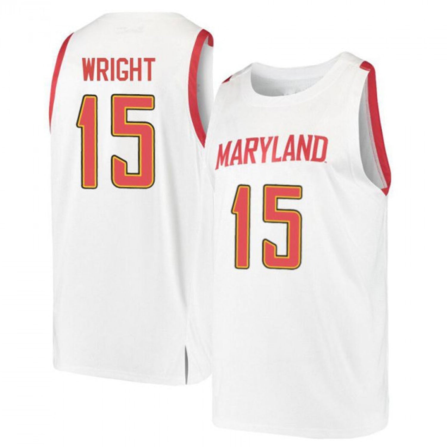 Simon Wright Maryland Terrapins 15 Jersey