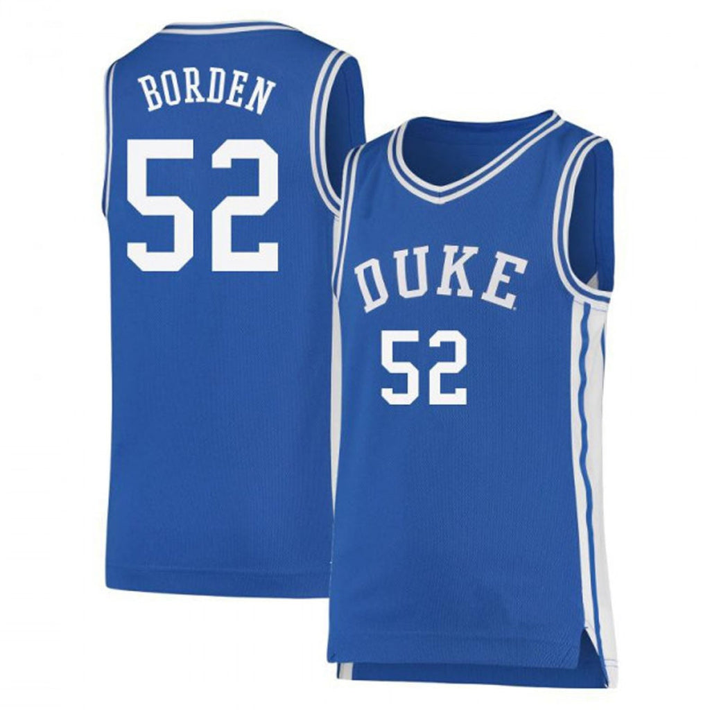 Stanley Borden Duke Blue Devils 52 Jersey