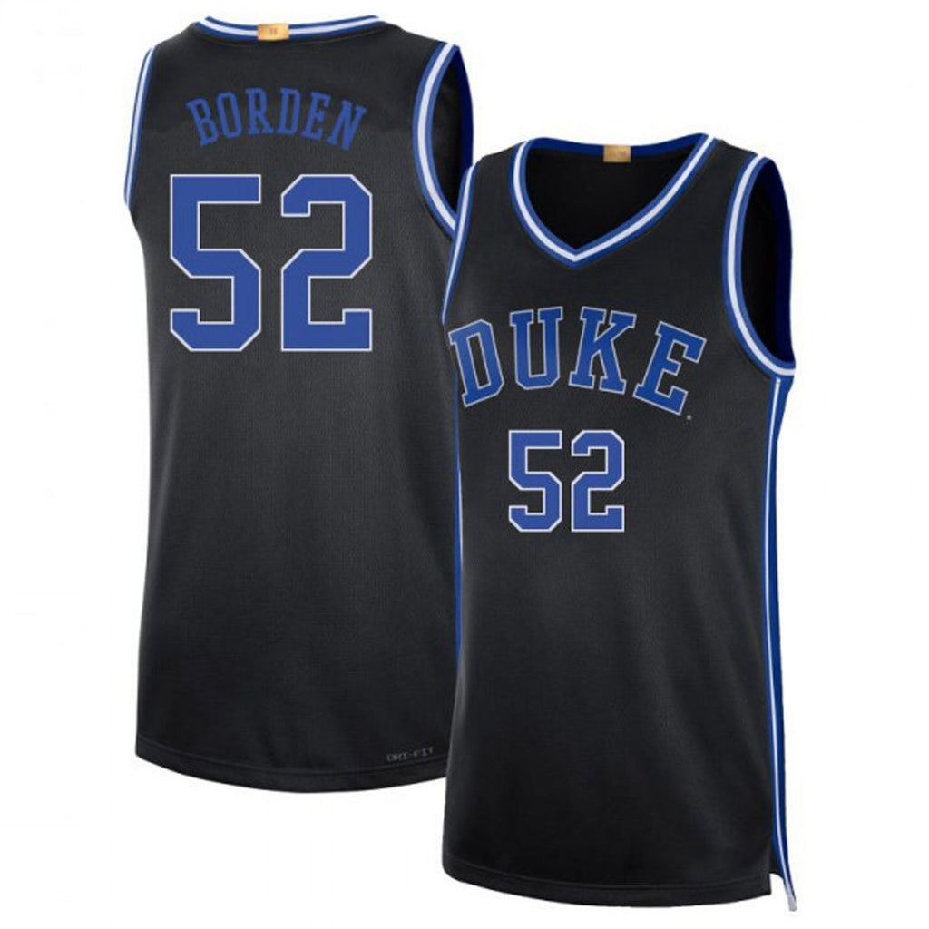 Stanley Borden Duke Blue Devils 52 Jersey