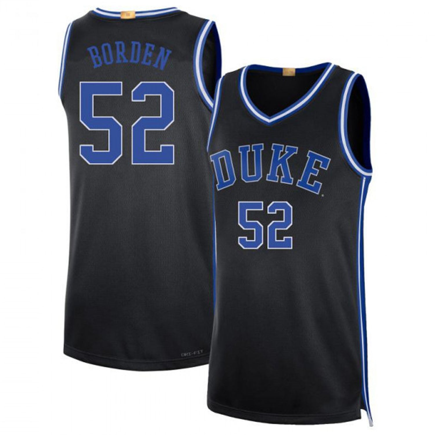 Stanley Borden Duke Blue Devils 52 Jersey