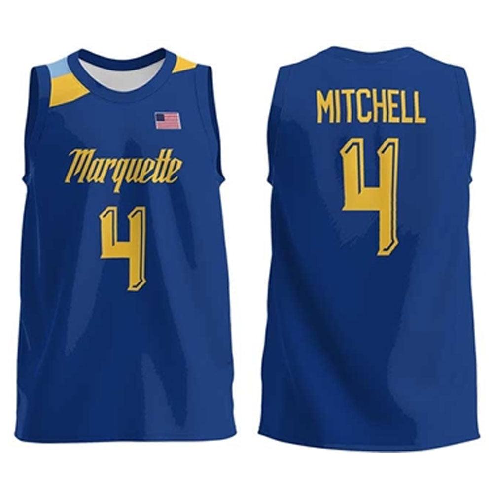 Stevie Mitchell Marquette Golden Eagles 4 Jersey