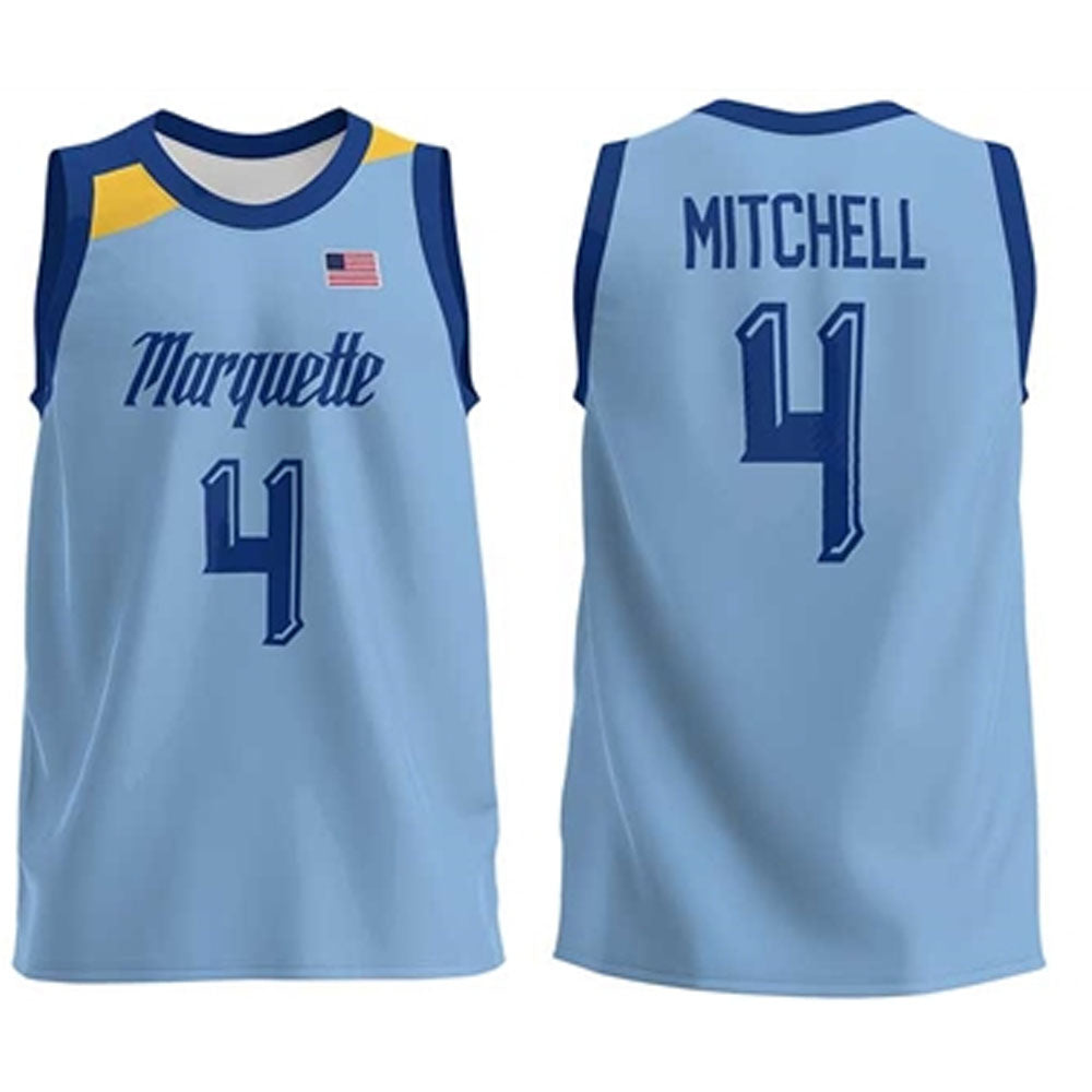 Stevie Mitchell Marquette Golden Eagles 4 Jersey