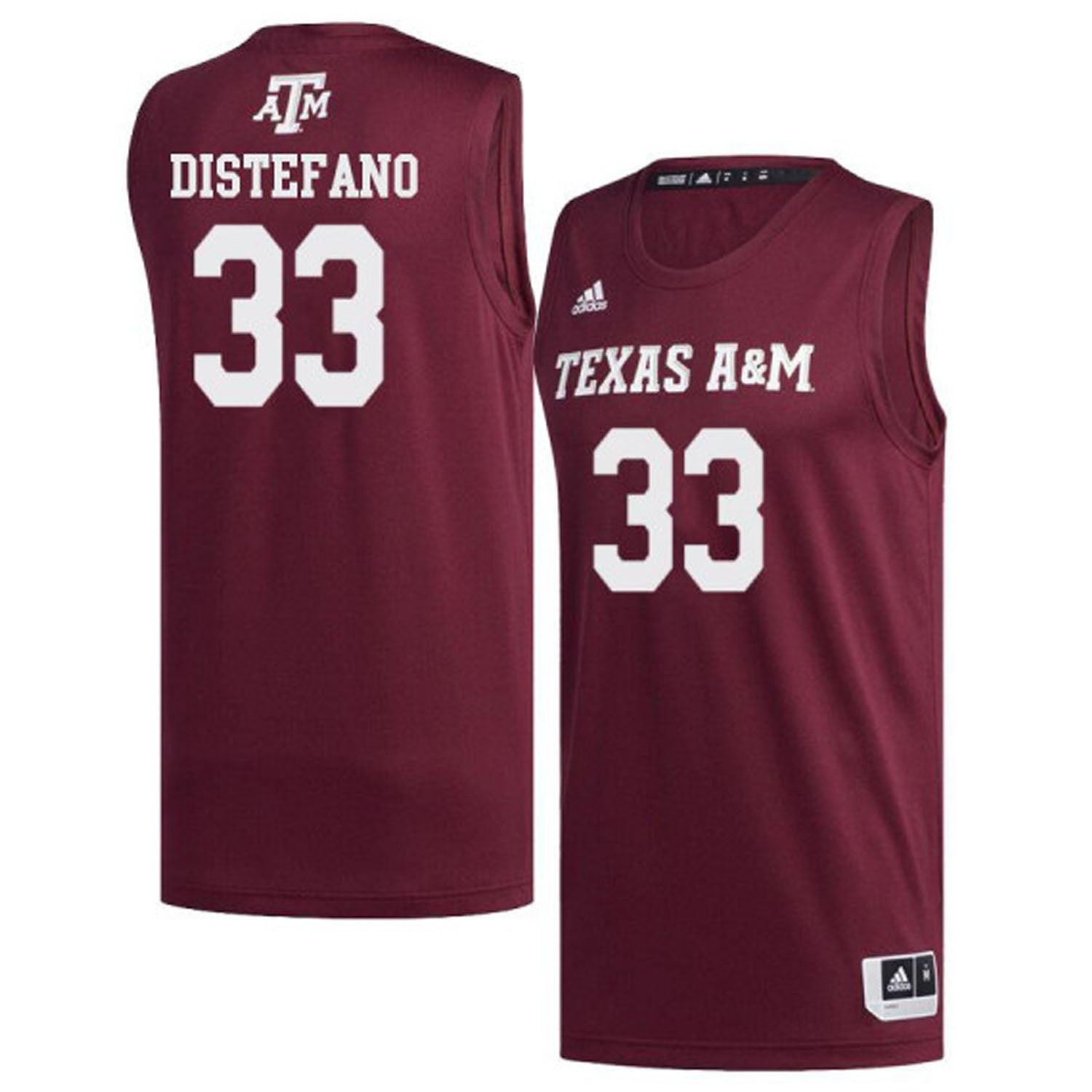 T.J. Distefano Texas A&M 33 Jersey