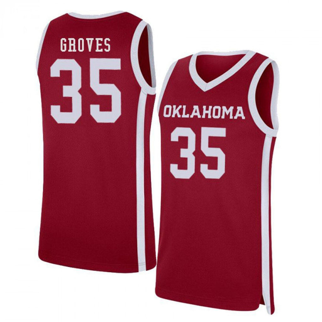 Tanner Groves Oklahoma Sooners 35 Jersey