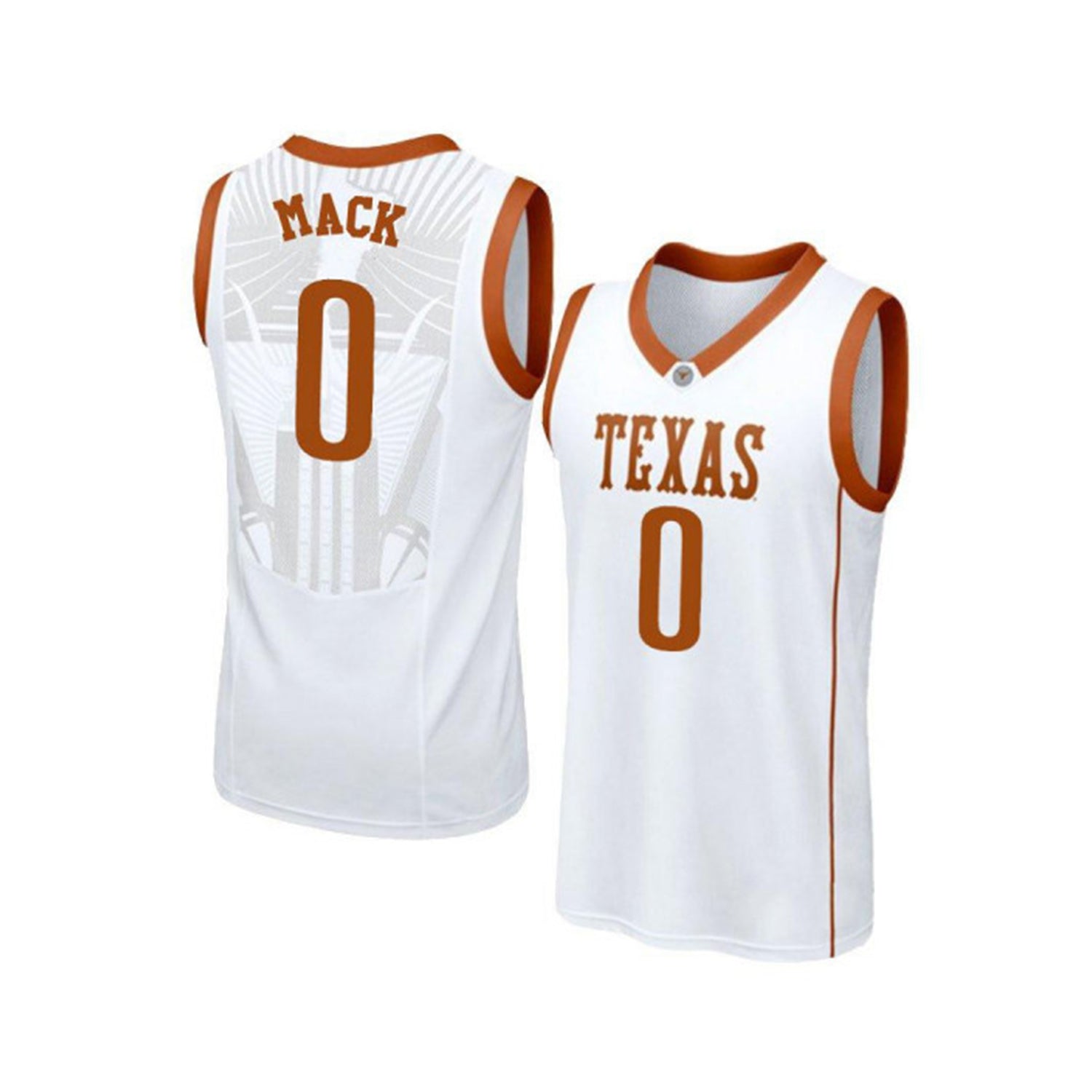 Tevin Mack Texas Longhorns 0 Jersey