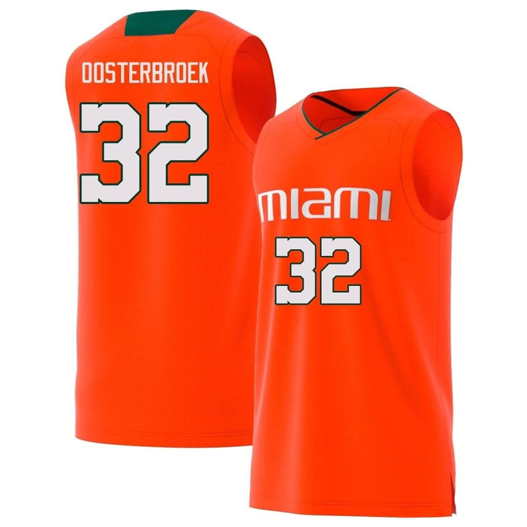 Thomas Oosterbroek Miami Hurricanes 32 Jersey