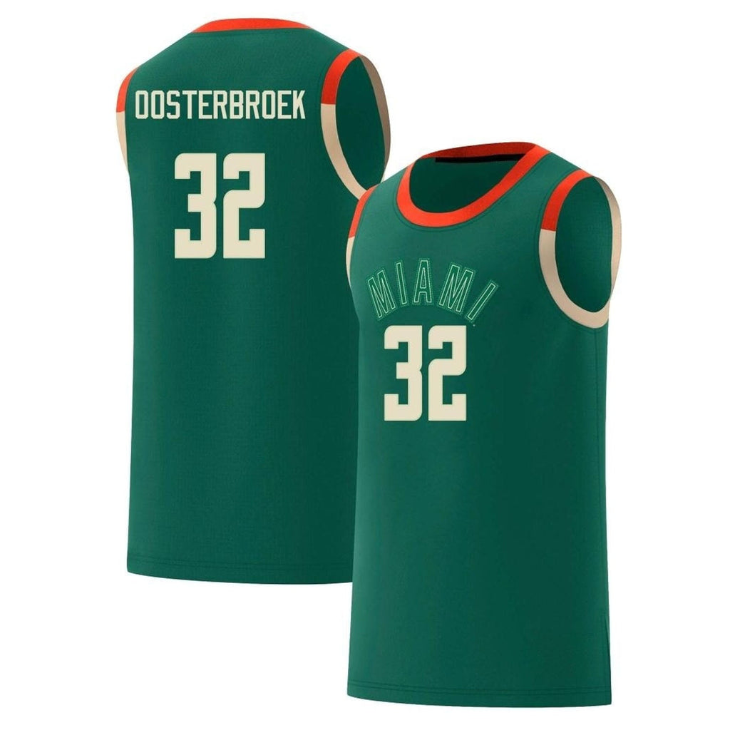 Thomas Oosterbroek Miami Hurricanes 32 Jersey