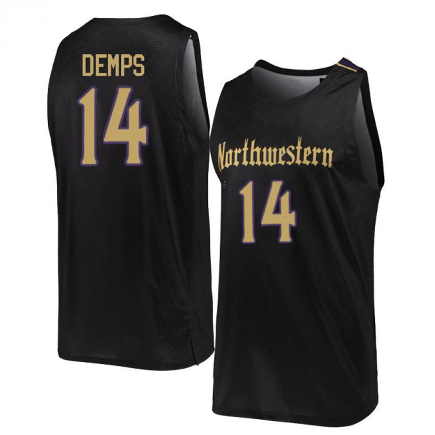Tre Demps Northwestern Wildcats 14 Jersey
