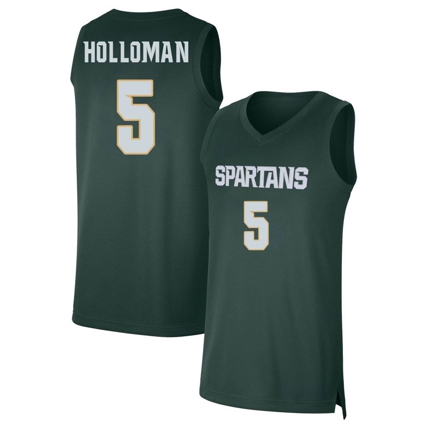 Tre Holloman Michigan State Spartans 5 Jersey