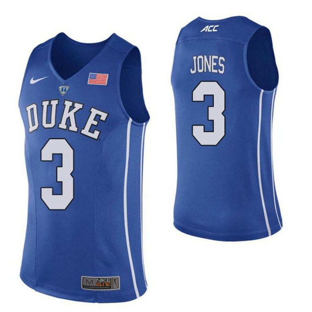 Tre Mann Duke Blue Devils 3 Jersey