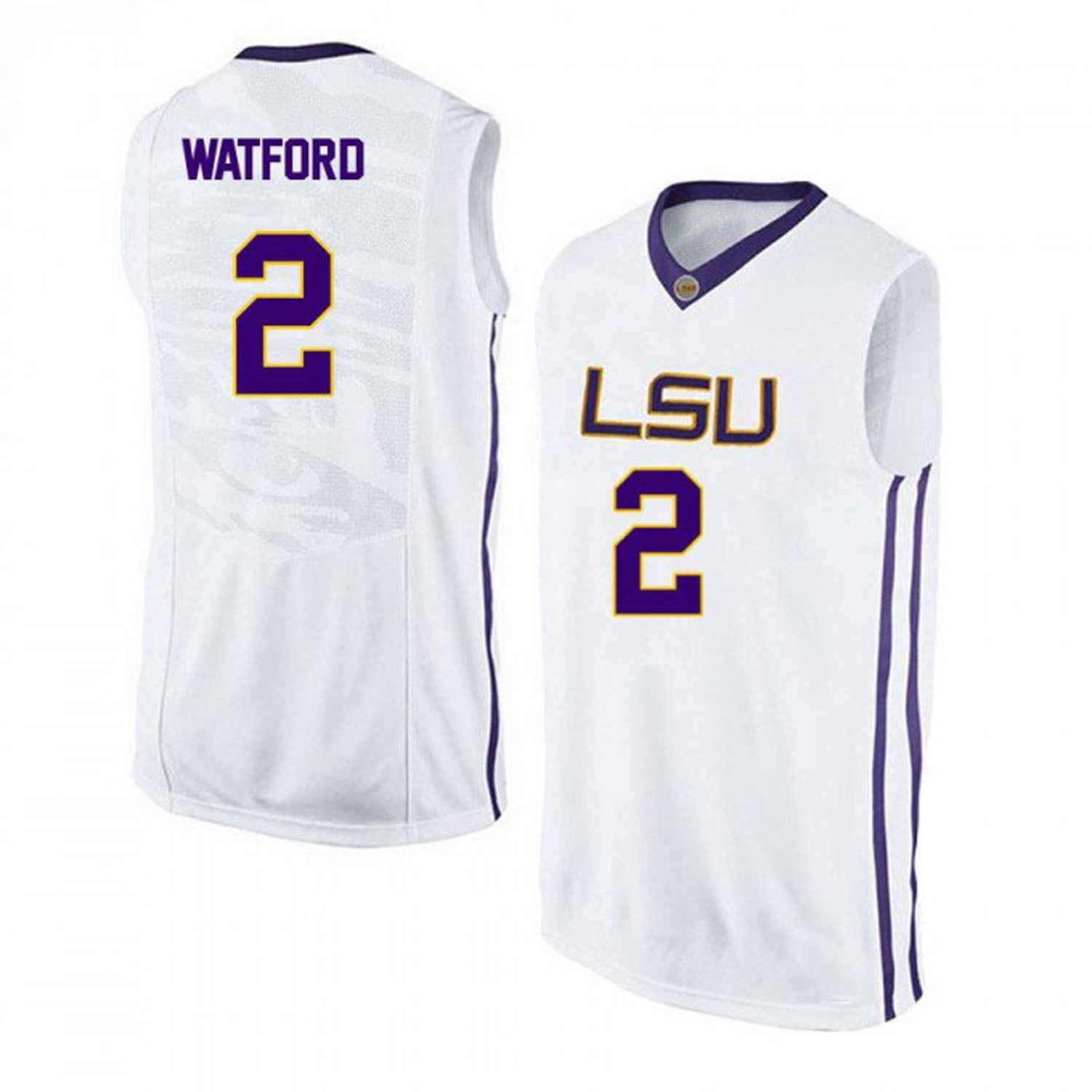 Trendon Watford LSU Tigers 2 Jersey