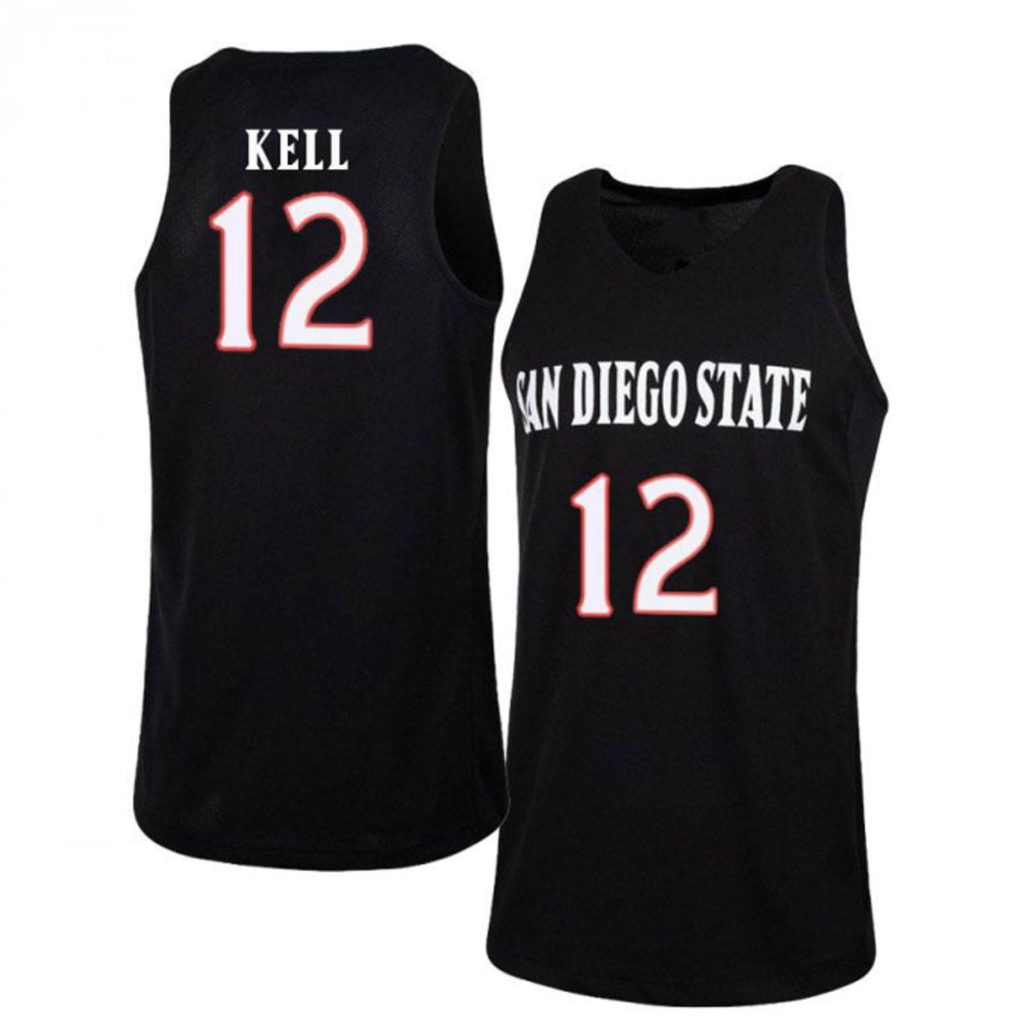Trey Kell San Diego State Aztecs 12 Jersey