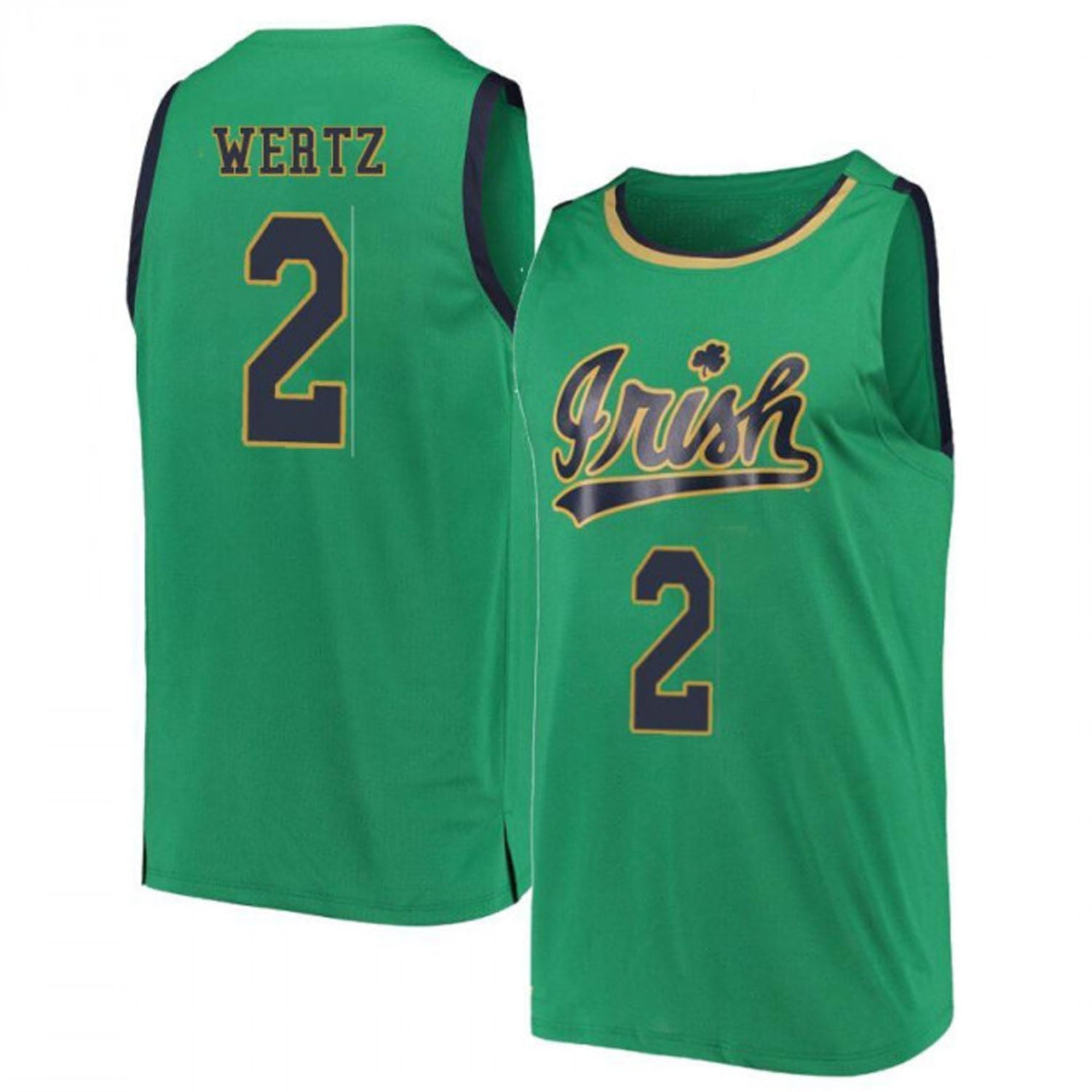 Trey Wertz Notre Dame Fighting Irish 2 Jersey