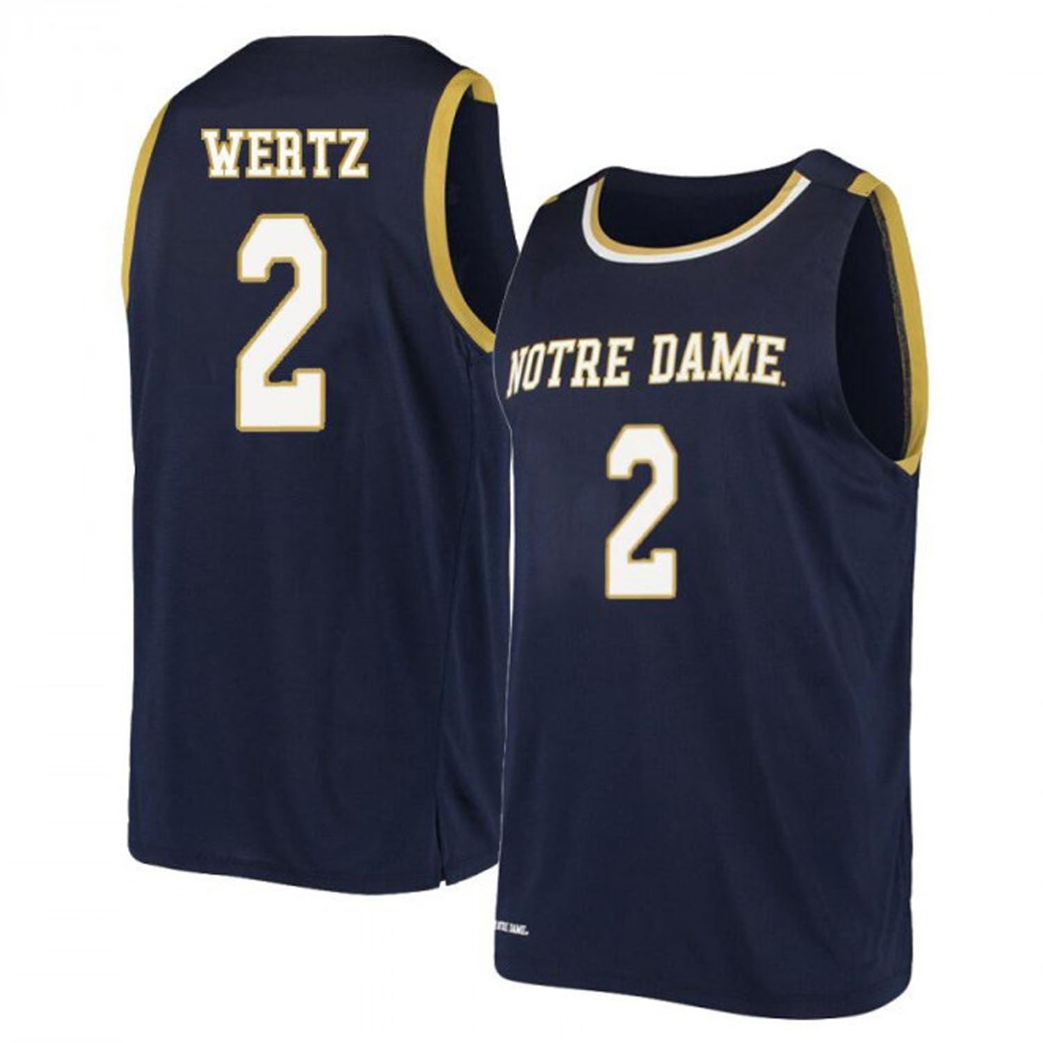 Trey Wertz Notre Dame Fighting Irish 2 Jersey