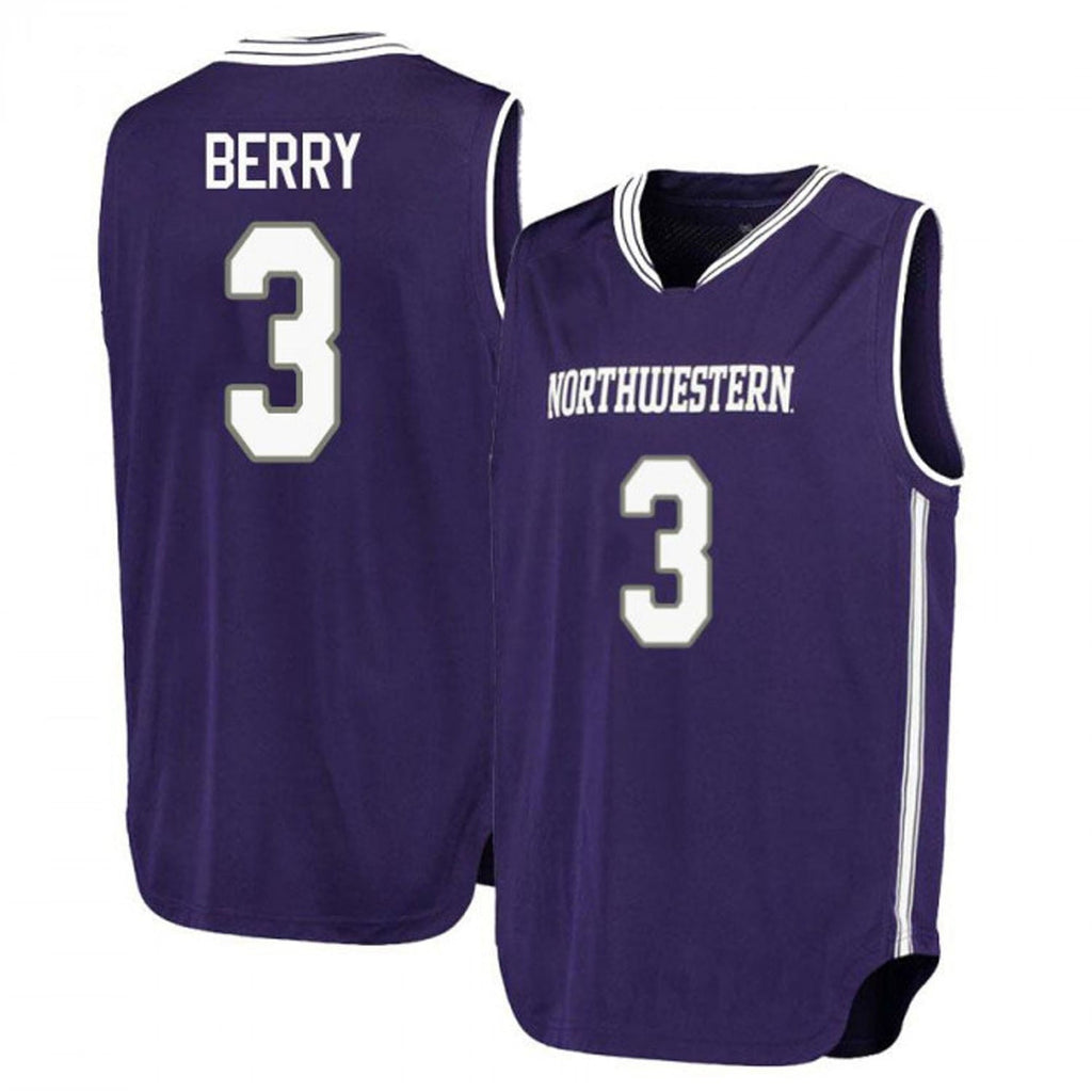 Ty Berry Northwestern Wildcats 3 Jersey