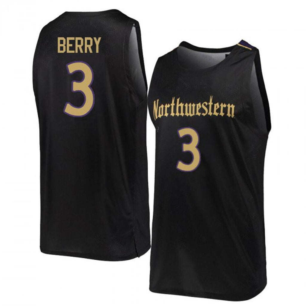 Ty Berry Northwestern Wildcats 3 Jersey