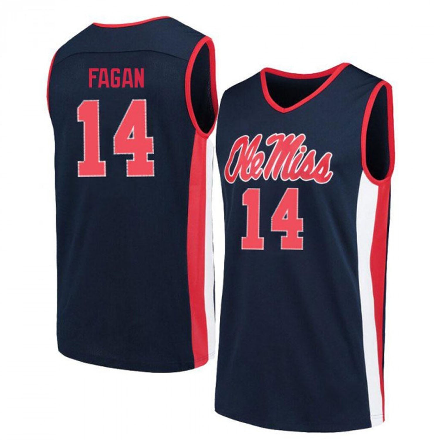 Tye Fagan Ole Miss Rebels 14 Jersey