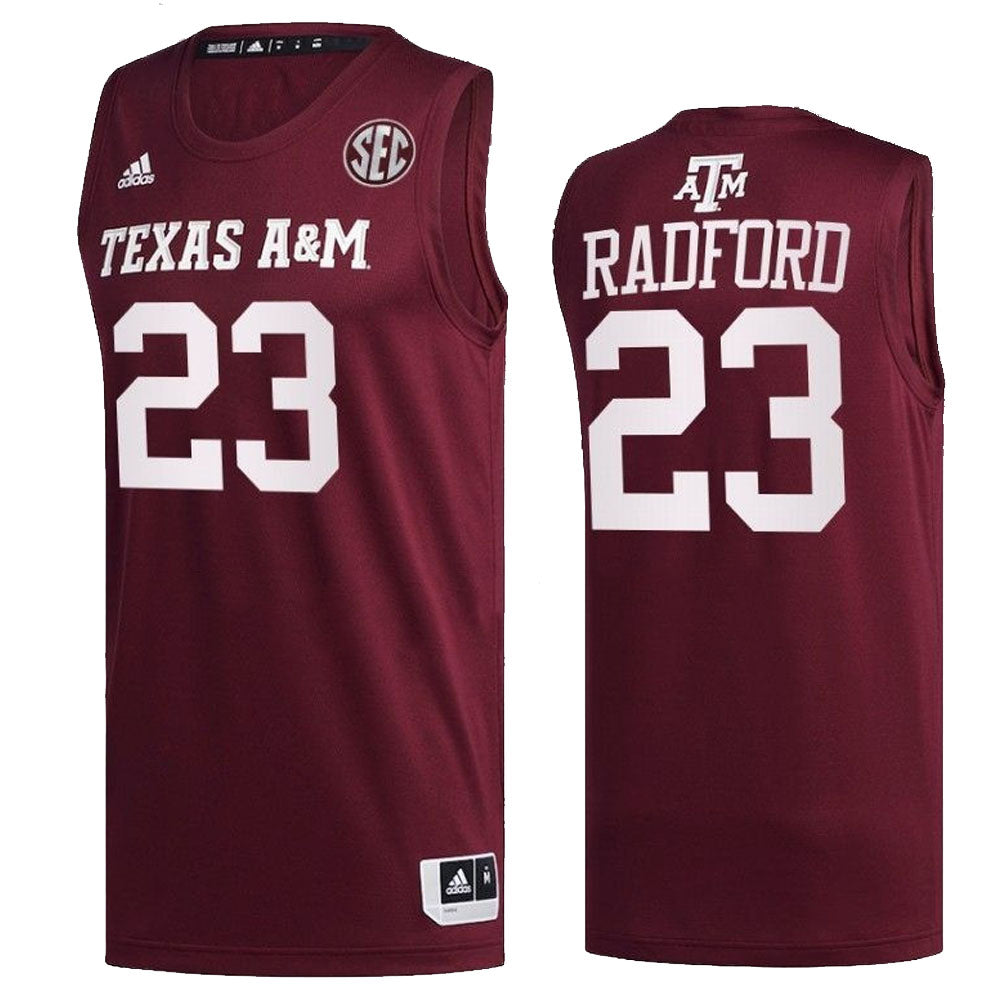 Tyrece Radford Texas AM Aggies 23 Jersey