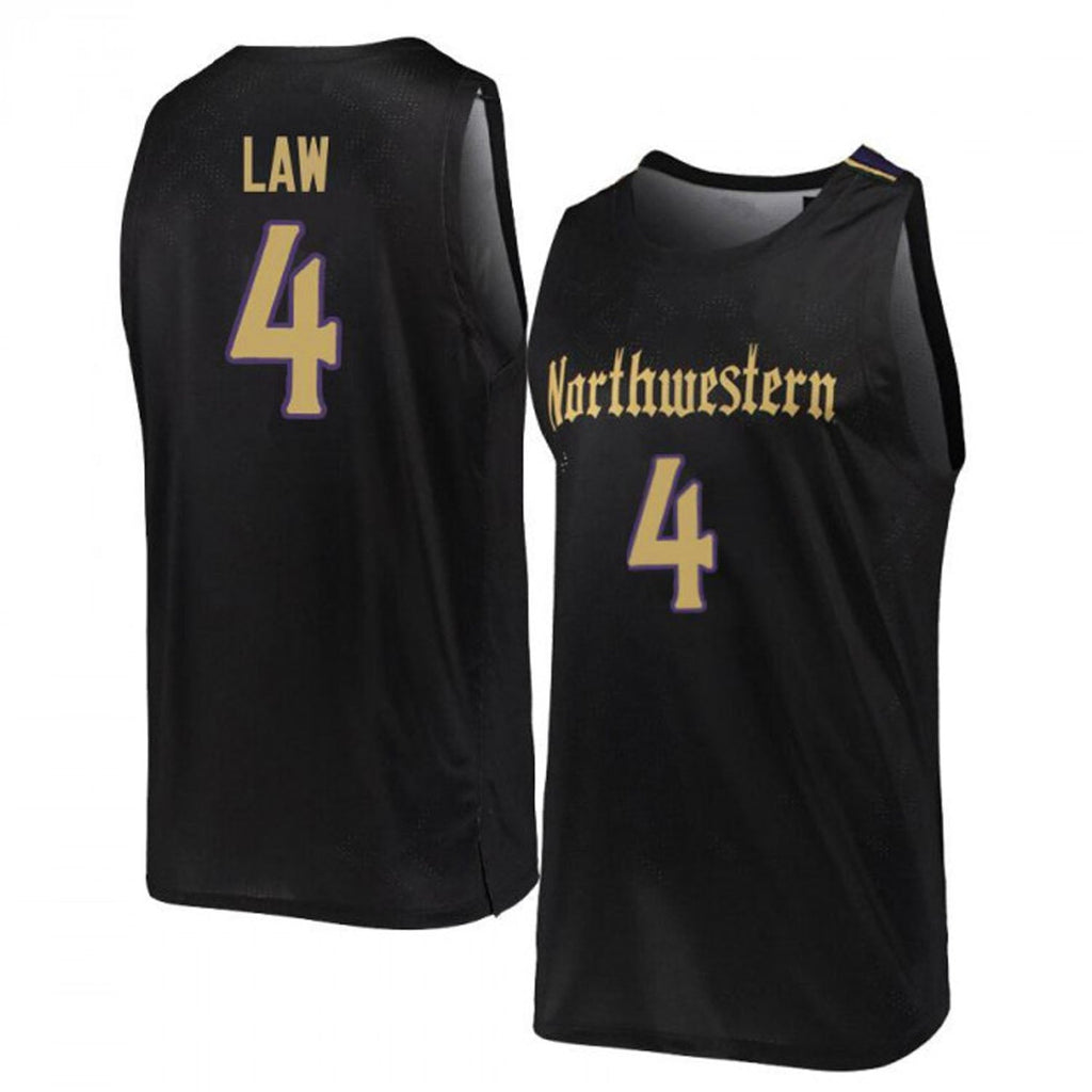 Vic Law Northwestern Wildcats 4 Jersey