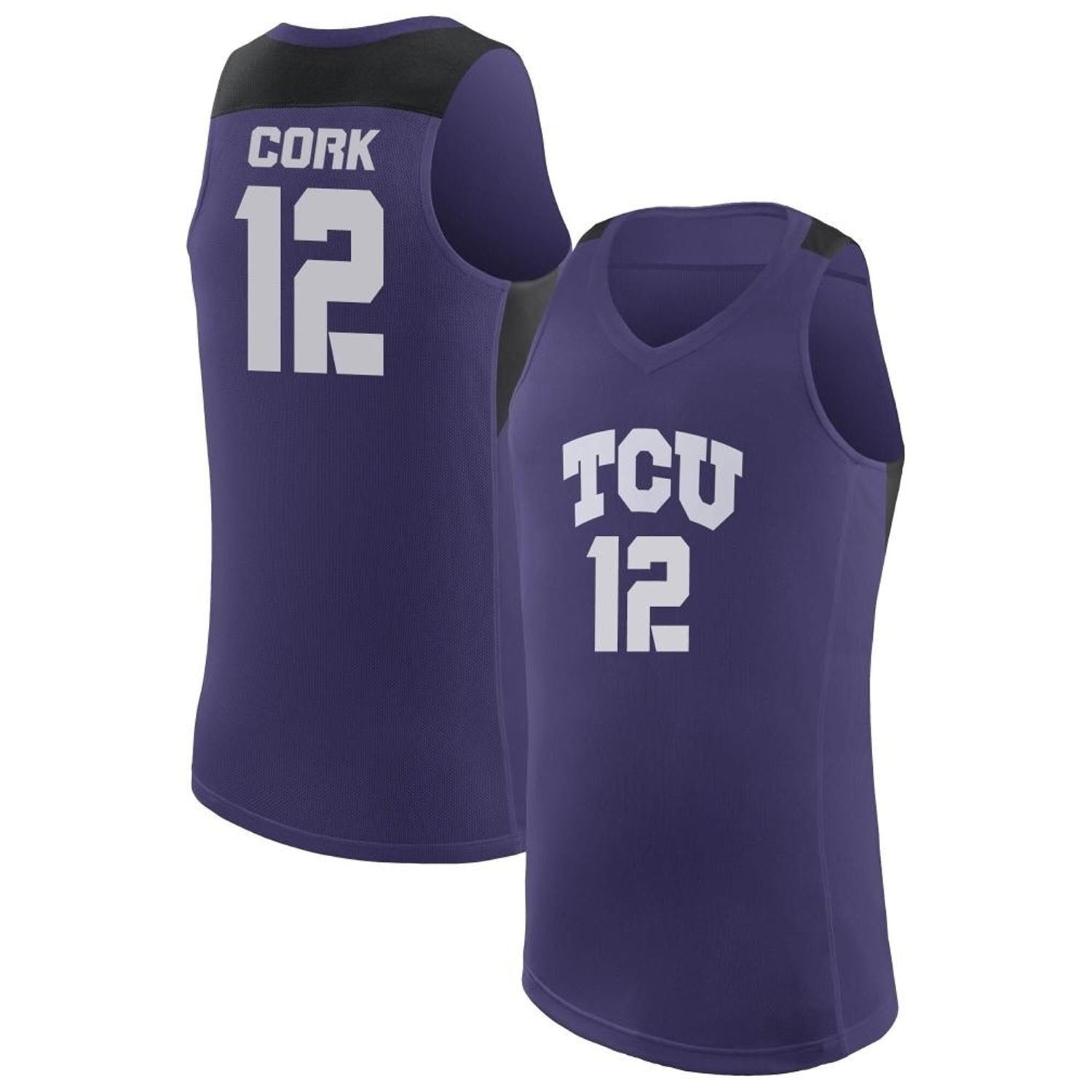 Xavier Cork TCU Horned Frogs 12 Jersey