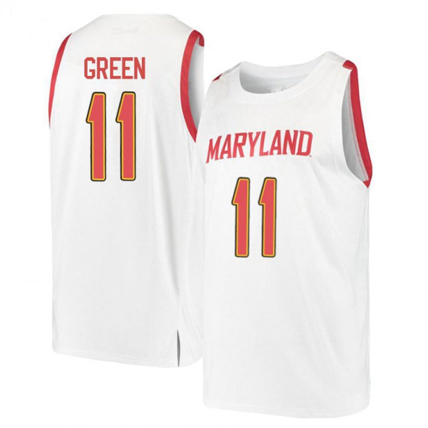 Xavier Green Maryland Terrapins 11 Jersey