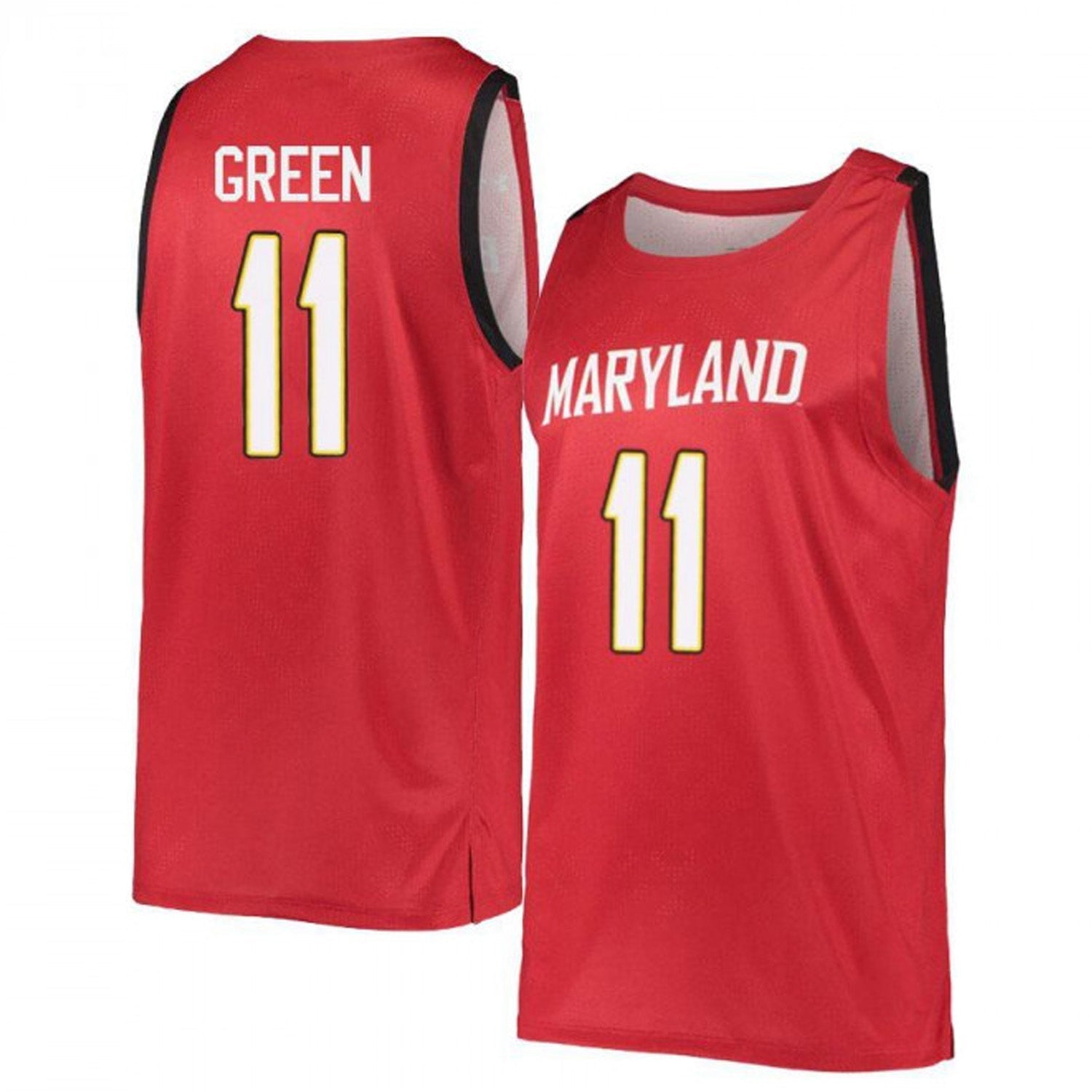 Xavier Green Maryland Terrapins 11 Jersey