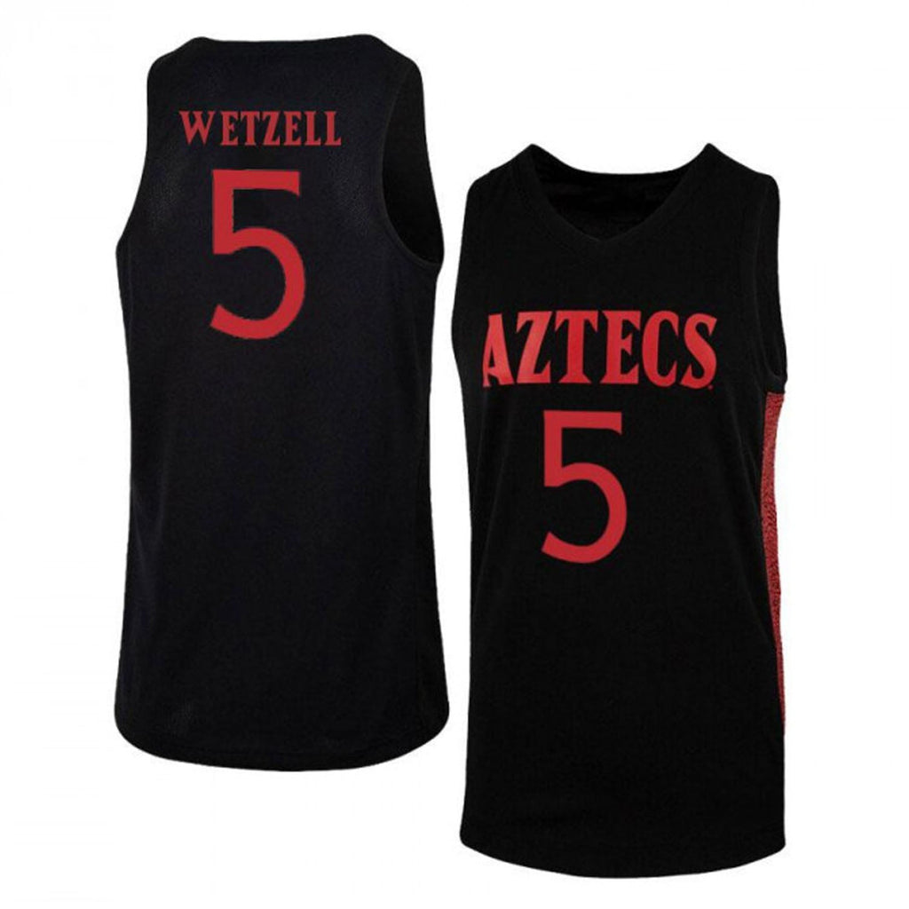 Yanni Wetzell San Diego State Aztecs 5 Jersey