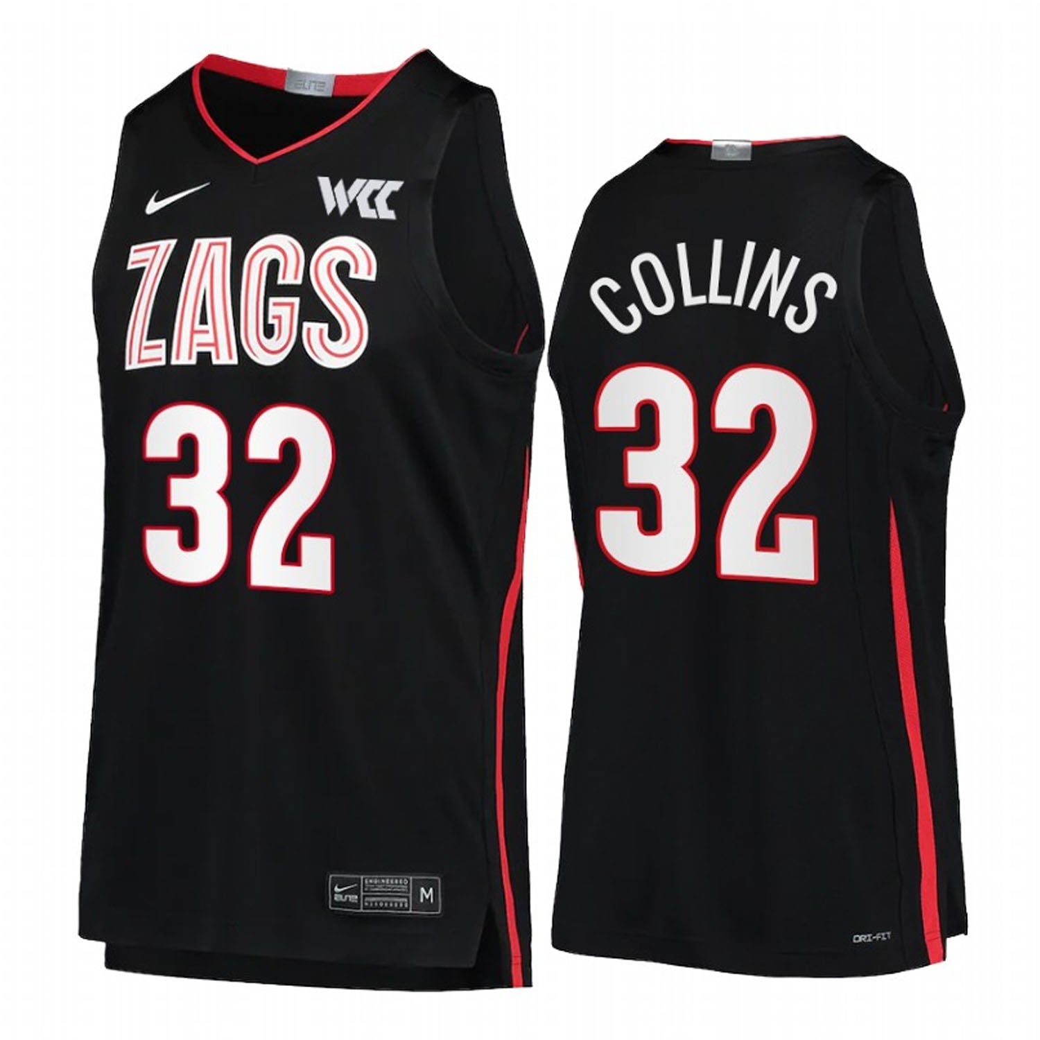 Zach Collins Gonzaga Bulldogs 32 Jersey