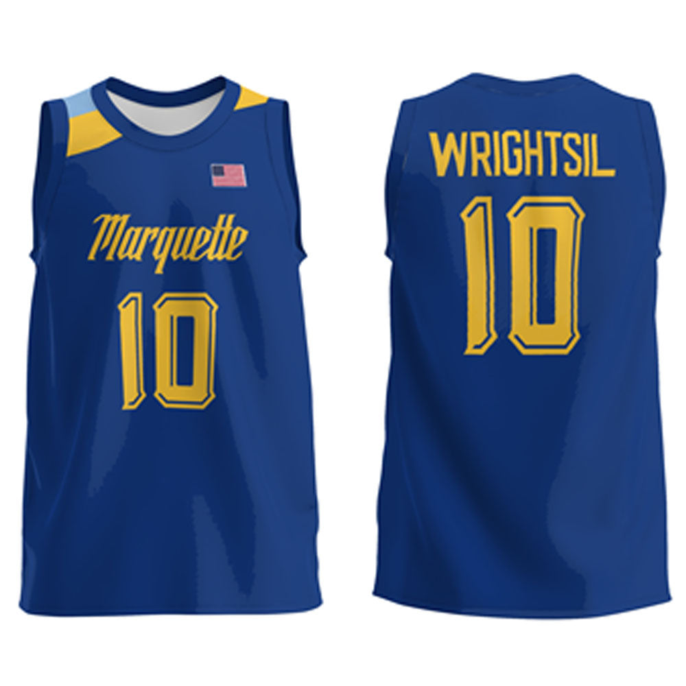 Zach Wrightsil Marquette Golden Eagles 10 Jersey