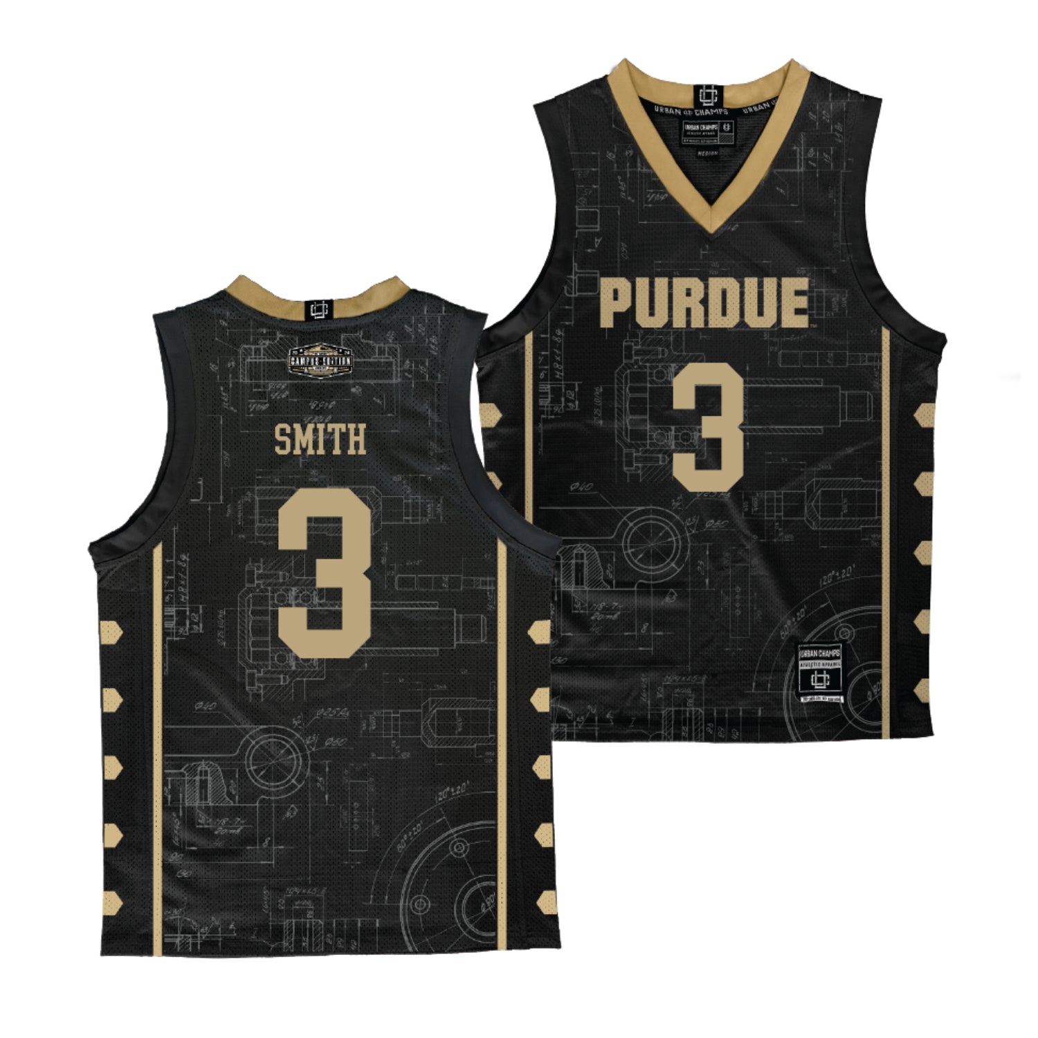 Braden Smith Purdue Boilermakers 3 Jersey