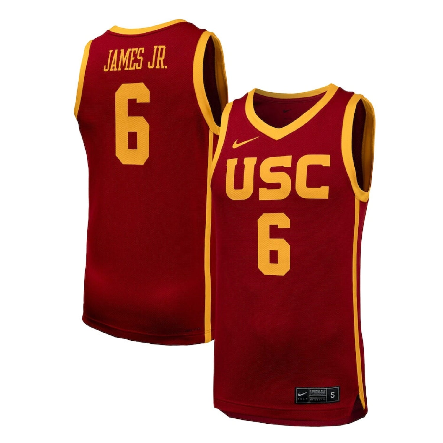Bronny James Jr USC Trojans 6 Jersey