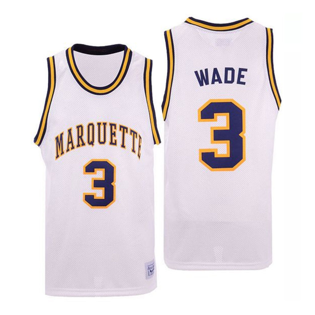 Dwyane Wade Marquette Golden Eagles 3 Jersey