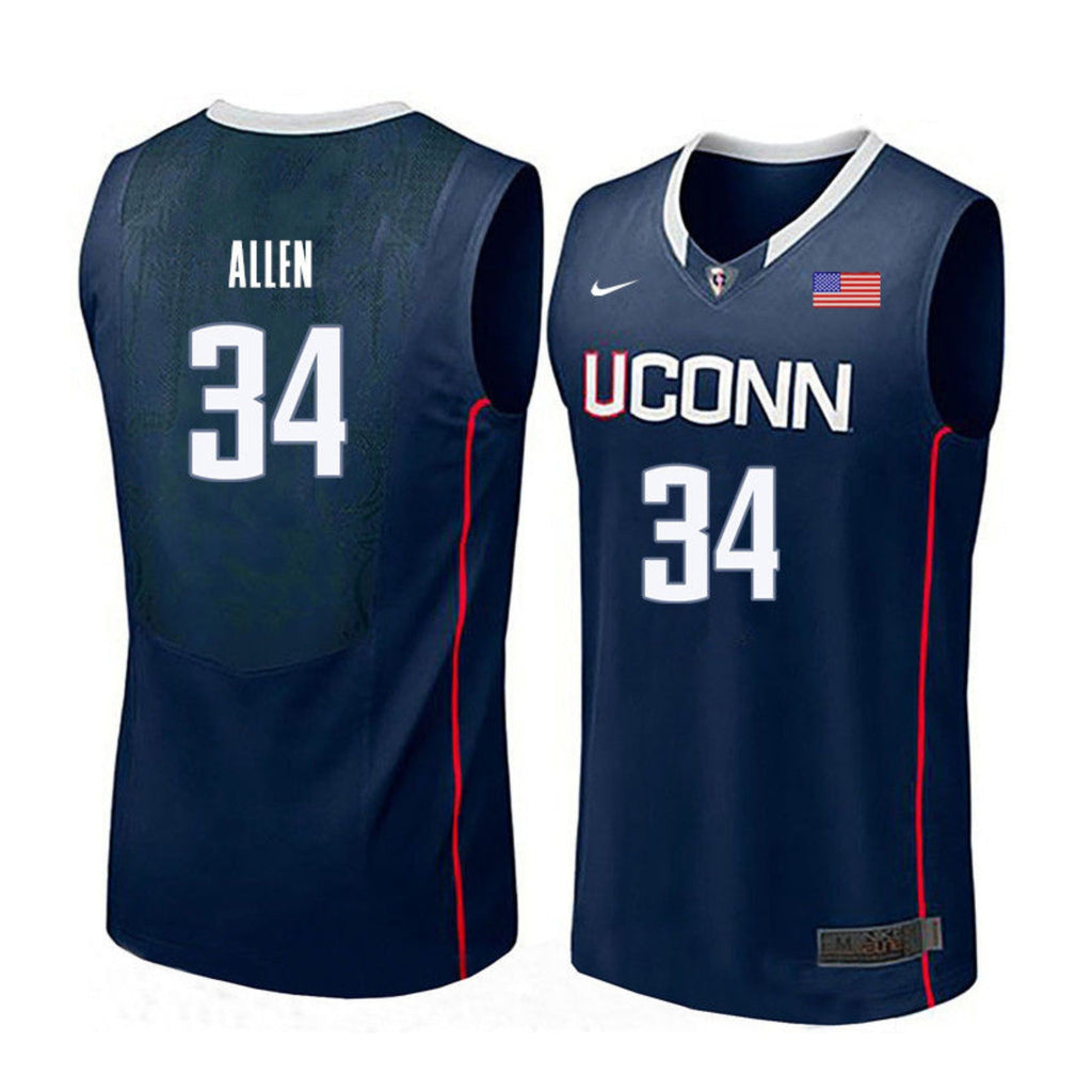 Ray Allen Uconn Huskies 34 Jersey