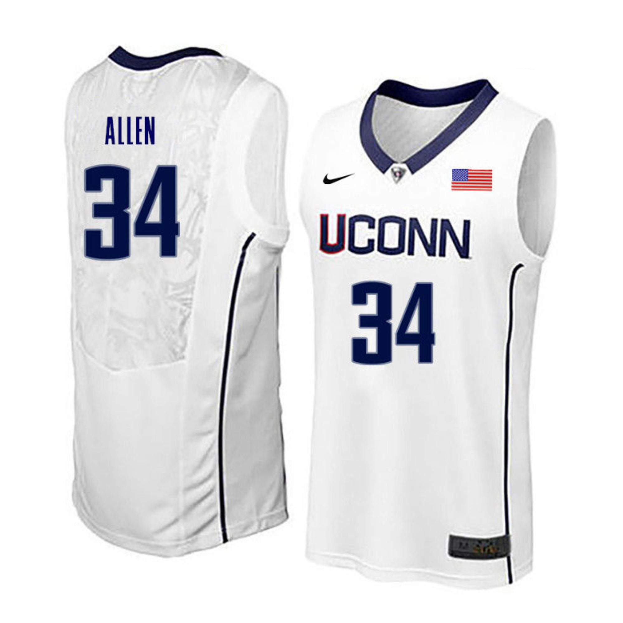 Ray Allen Uconn Huskies 34 Jersey