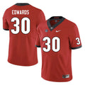 Daijun Edwards Georgia Bulldogs 30 Jersey