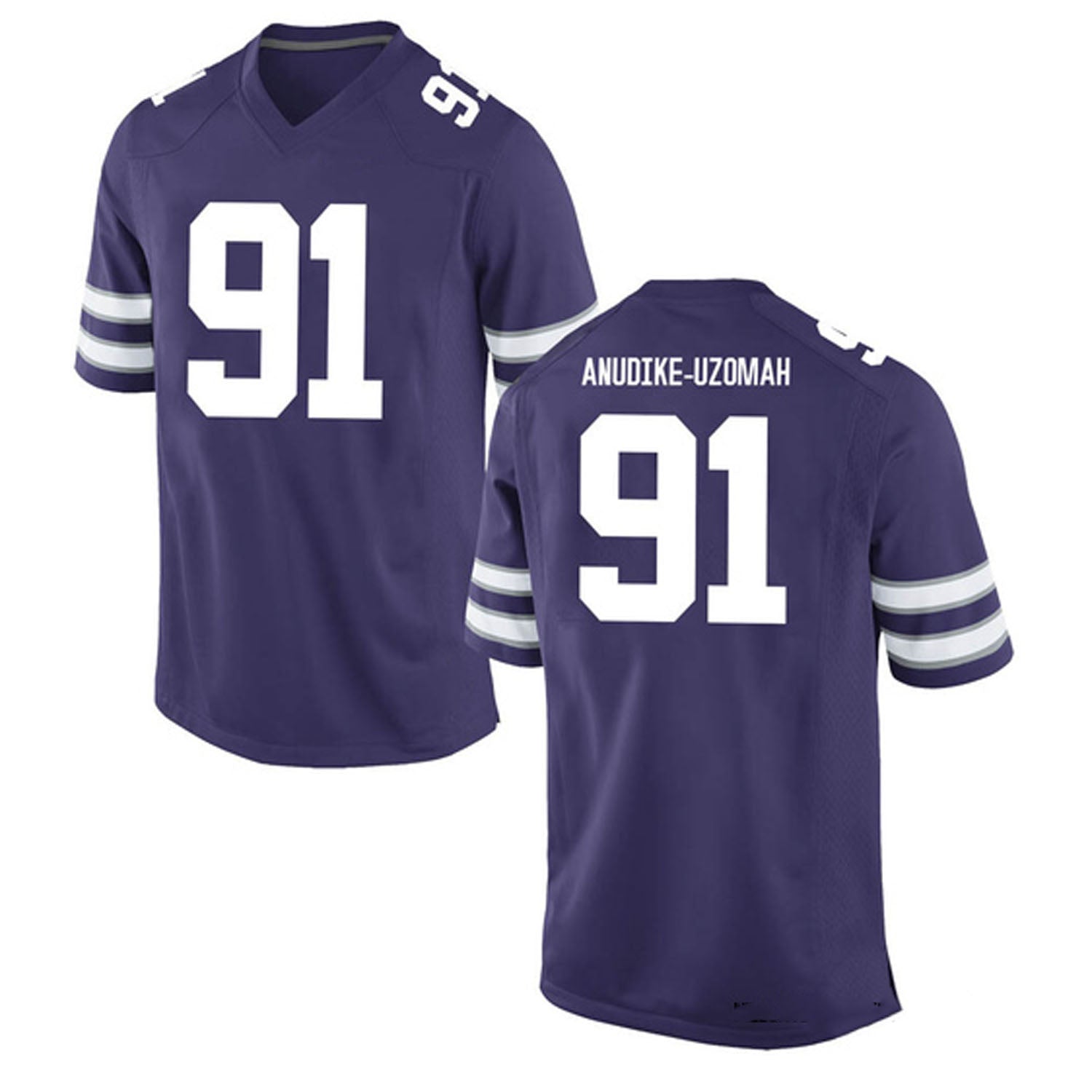 Felix Anudike-Uzomah Kansas State Wildcats 91 Jersey