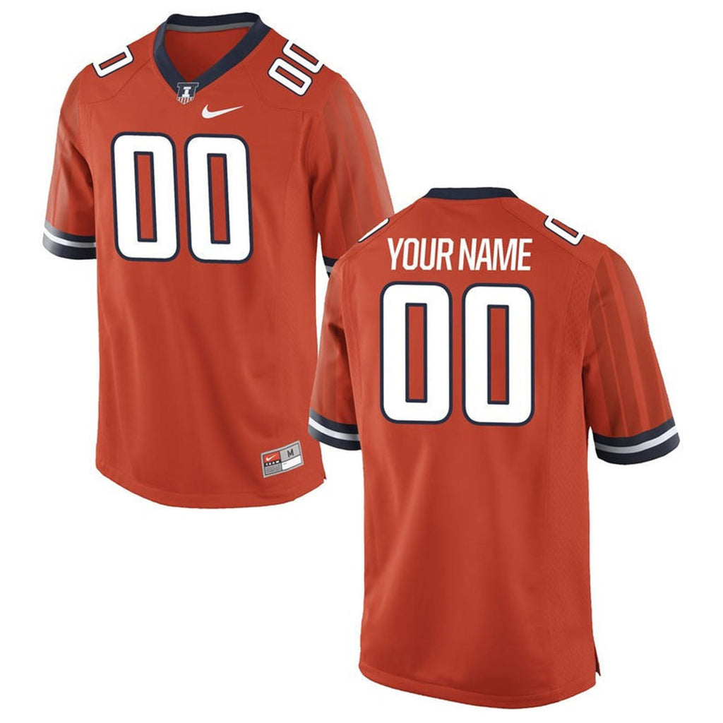 Ilinois Fighting Illini Custom Jersey