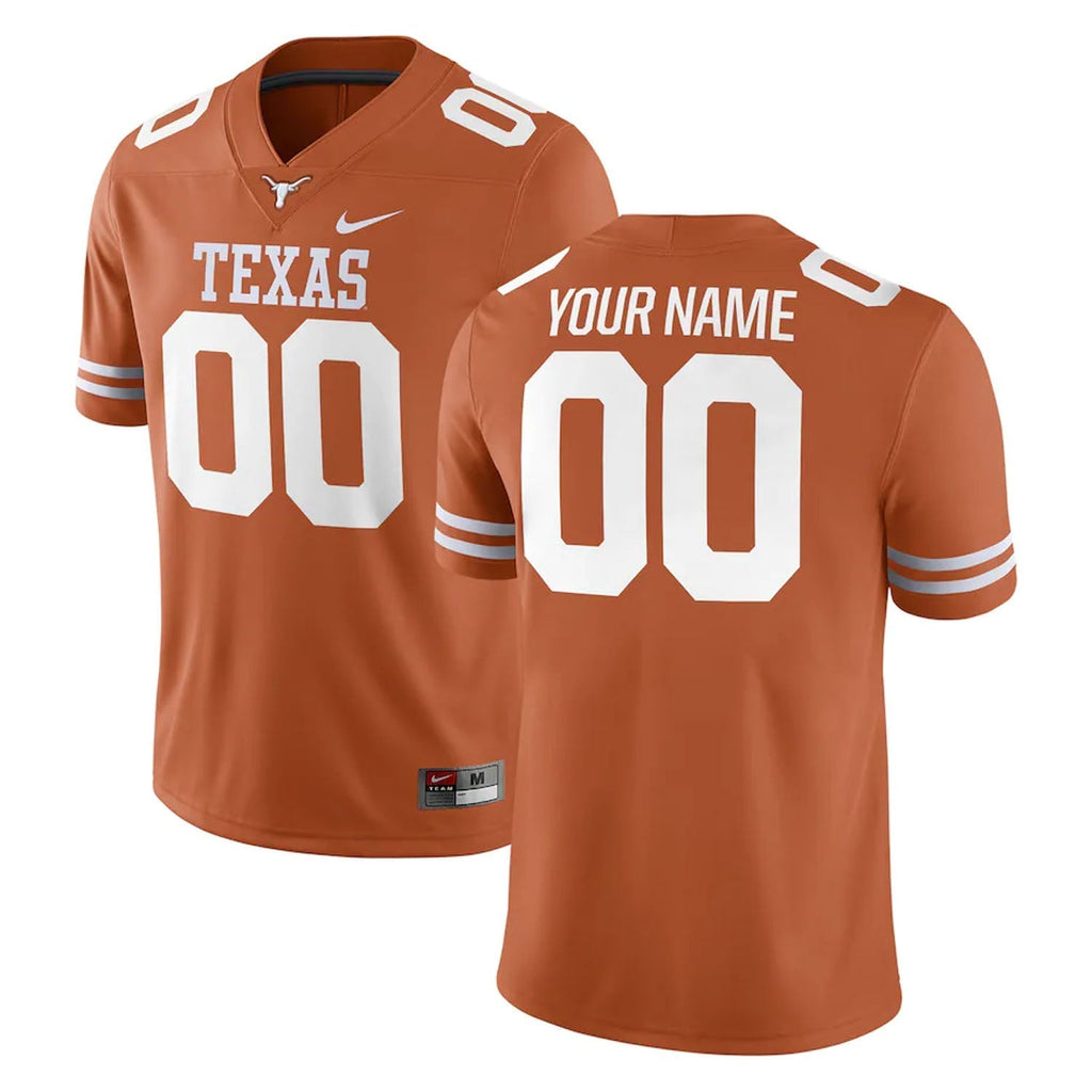 Texas Longhorns Custom Jersey