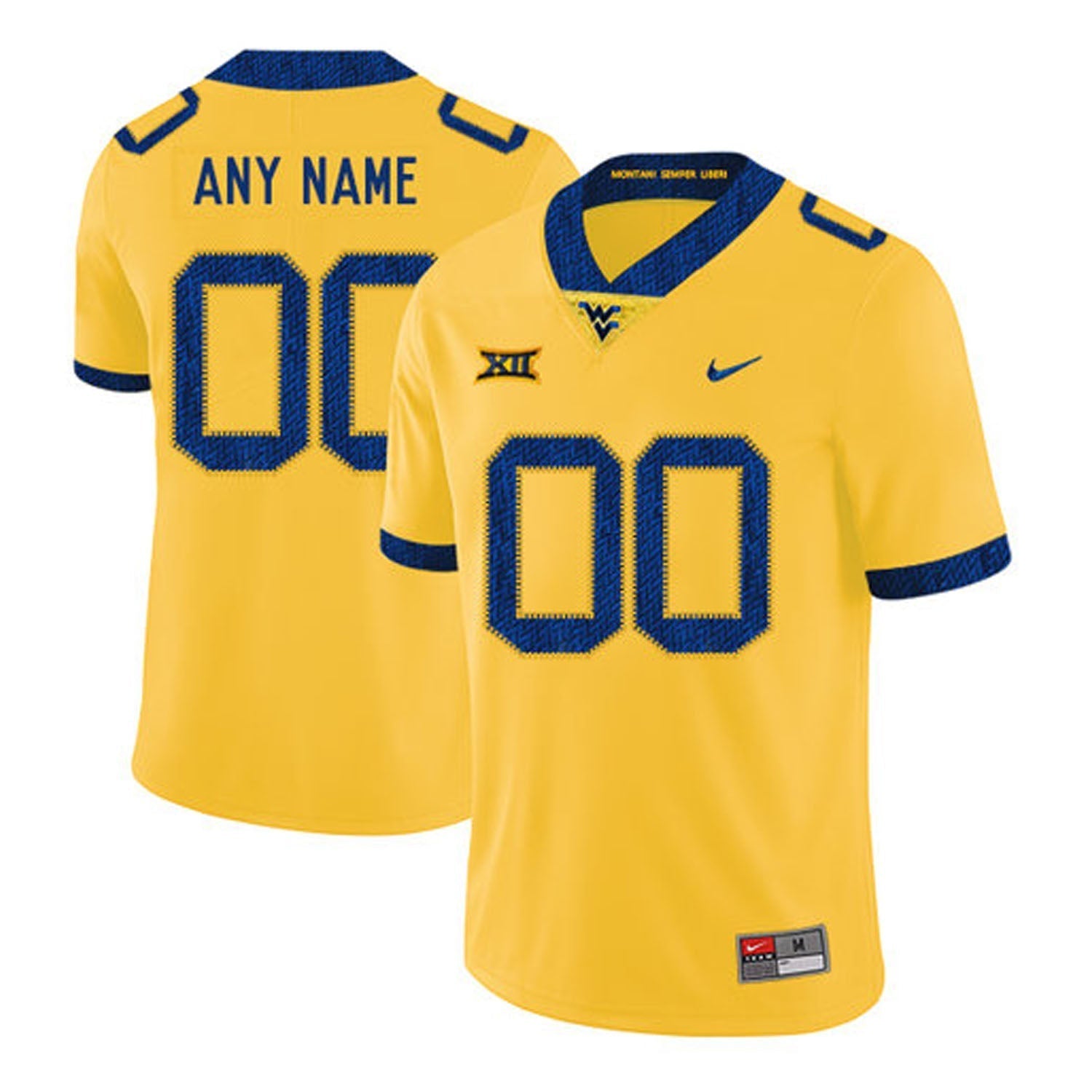West Virginia Mountaineers Custom Jersey